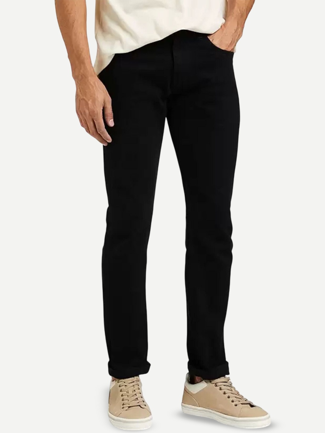 

COMFITS Men Classic Stretchable Jeans, Black