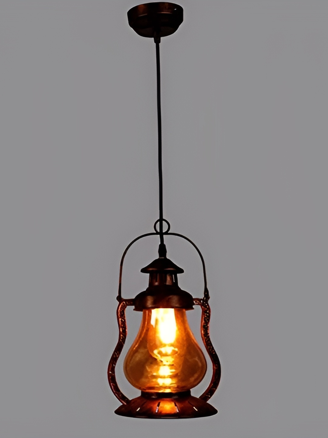 

GAUVIK Copper-Toned Contemporary Ceiling Lamp