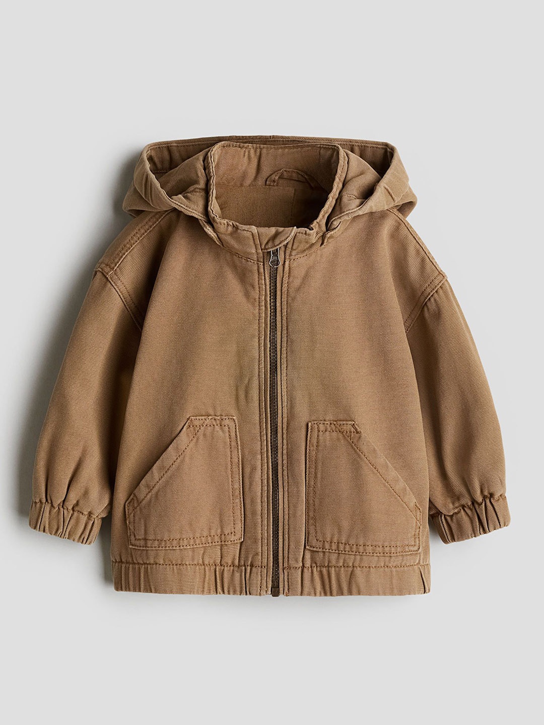 

H&M Cotton Canvas Jacket, Beige