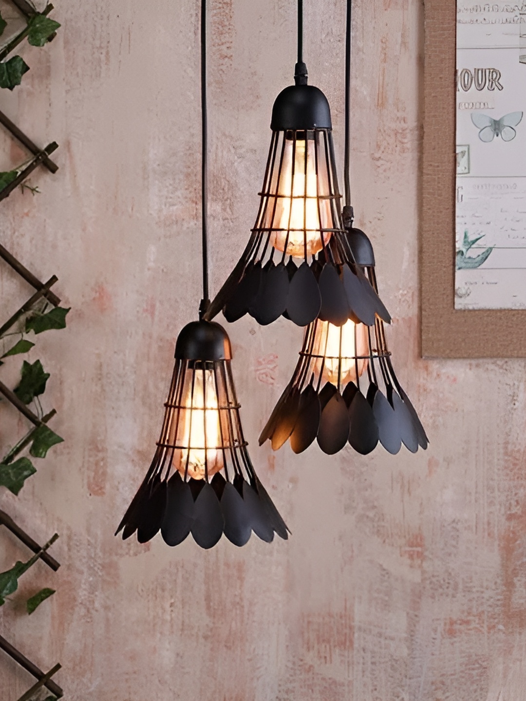 

GAUVIK Black Ceiling Lamp