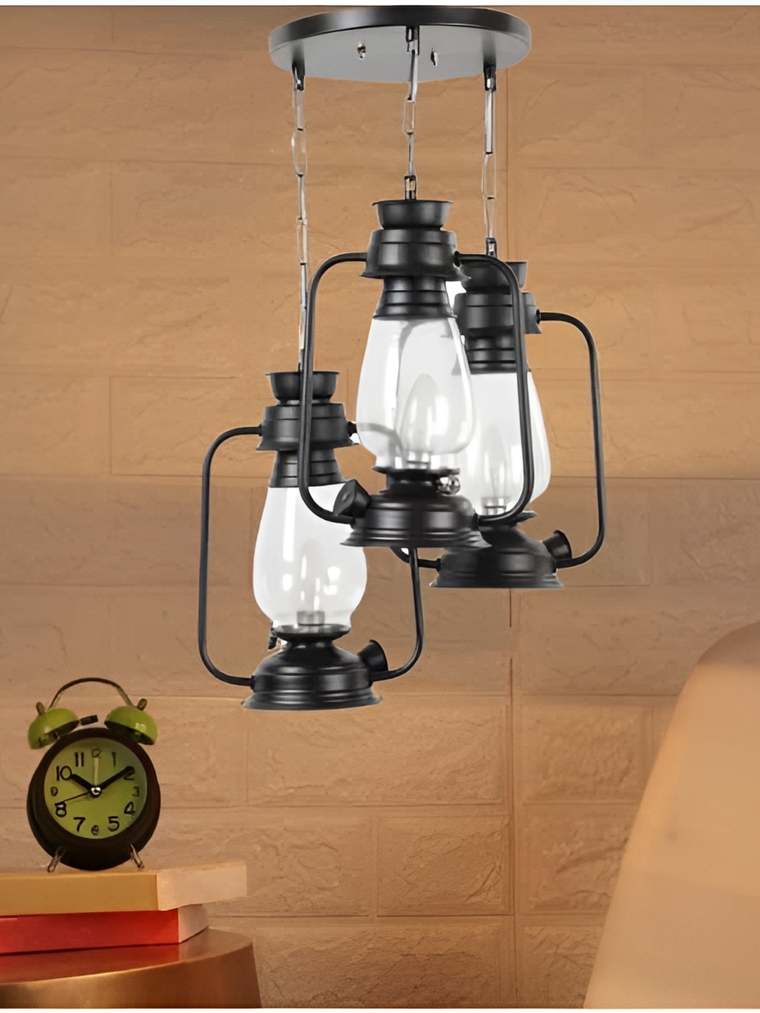 

GAUVIK Black Traditional Ceiling Lamp