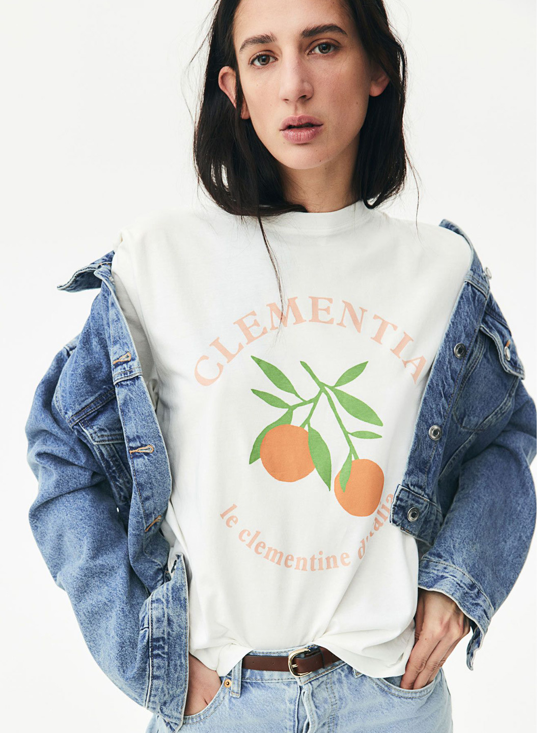 

H&M Printed T-Shirt, White