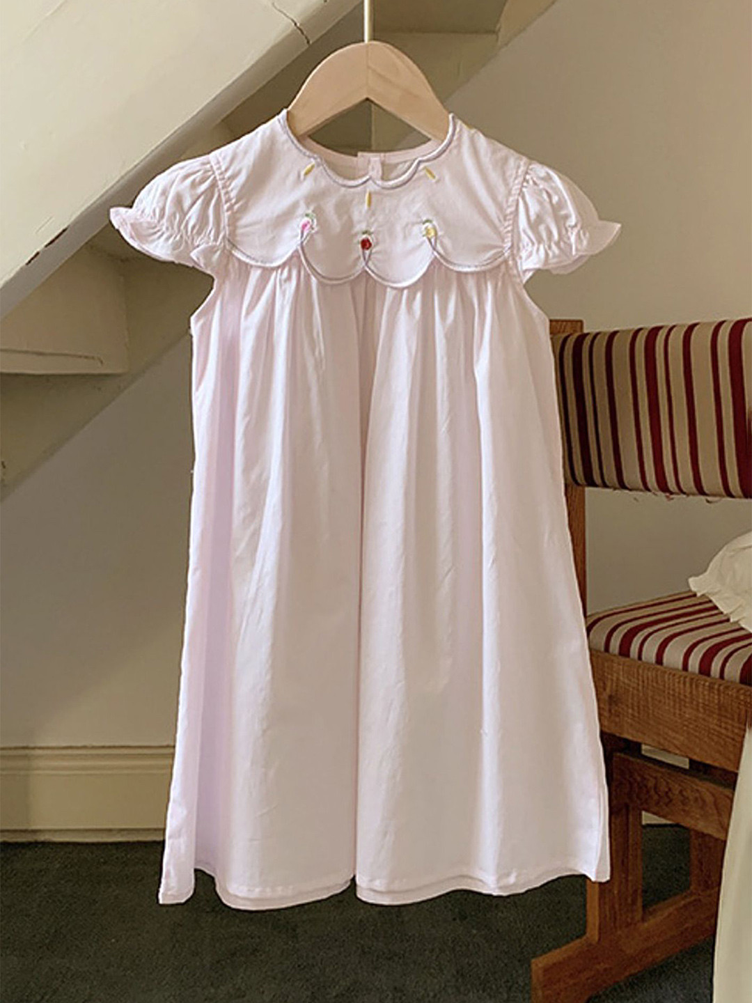 

LULU & SKY Striped A-Line Dress, Pink