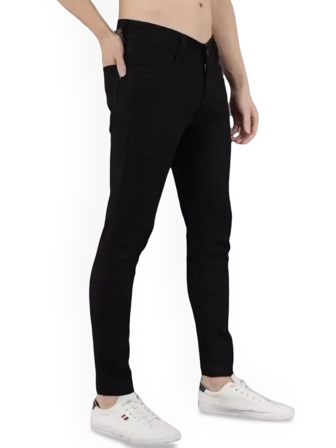 

COMFITS Men Classic Stretchable Jeans, Black