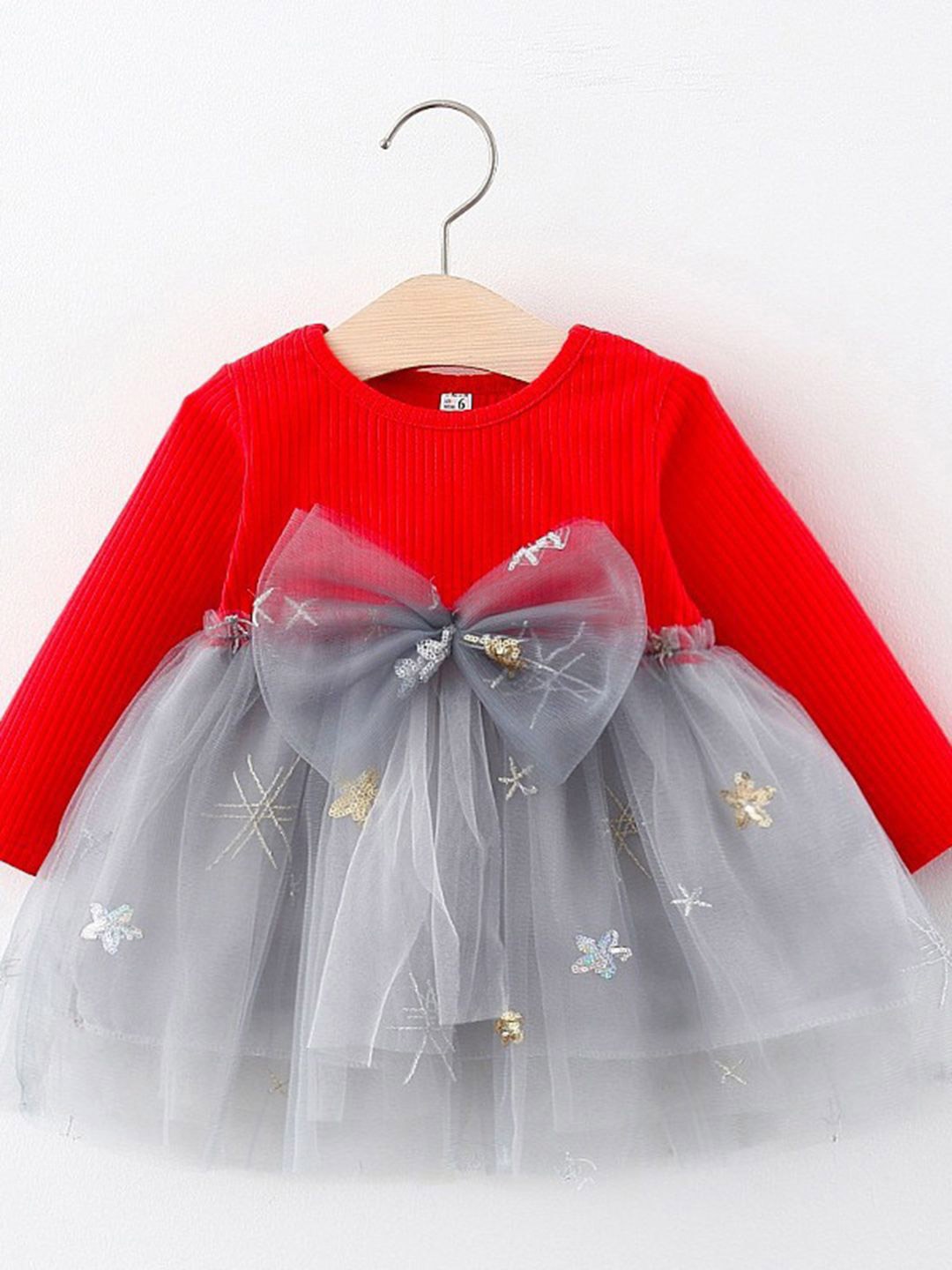 

YK Fit & Flare Dress, Red