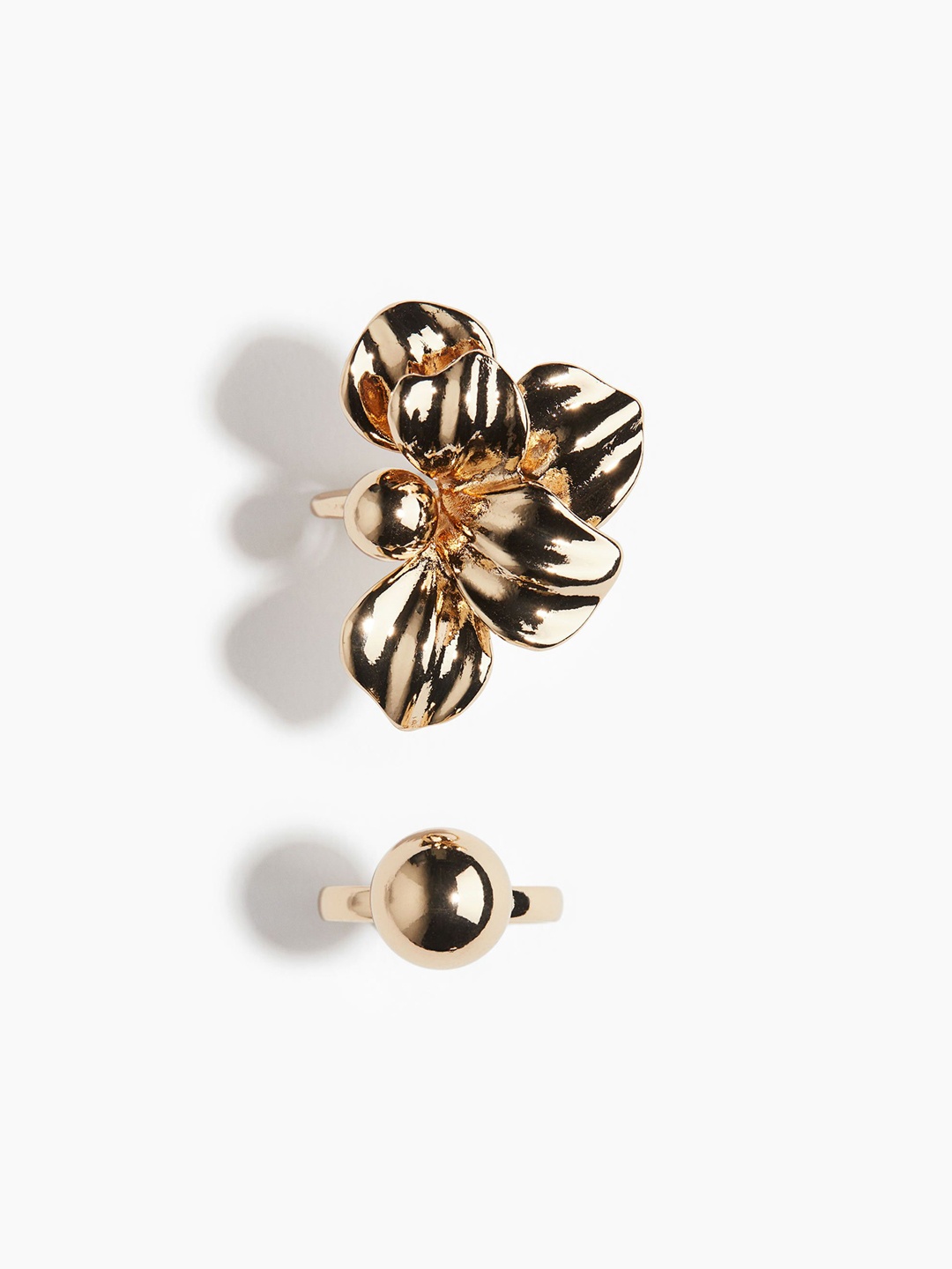 

H&M 2-Pack Rings, Gold