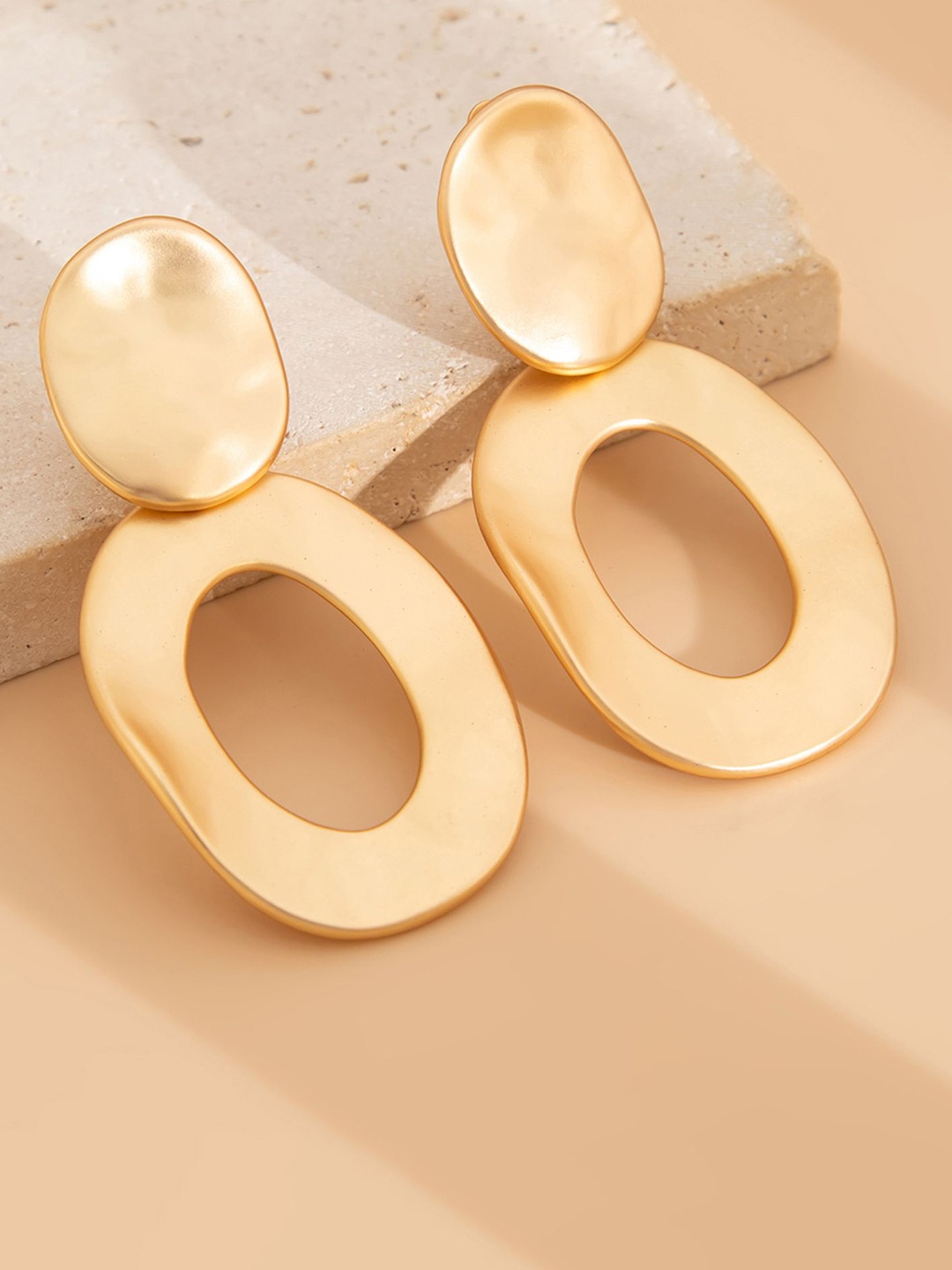 

LULU & SKY Contemporary Drop Earrings, Gold