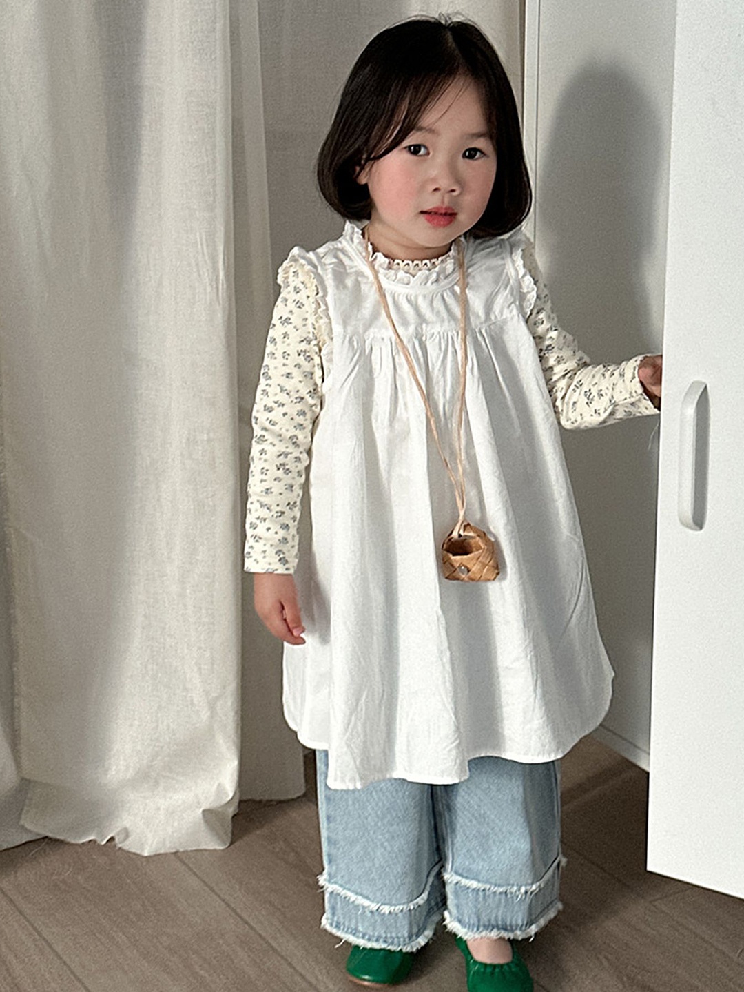 

LULU & SKY A-Line Dress, White
