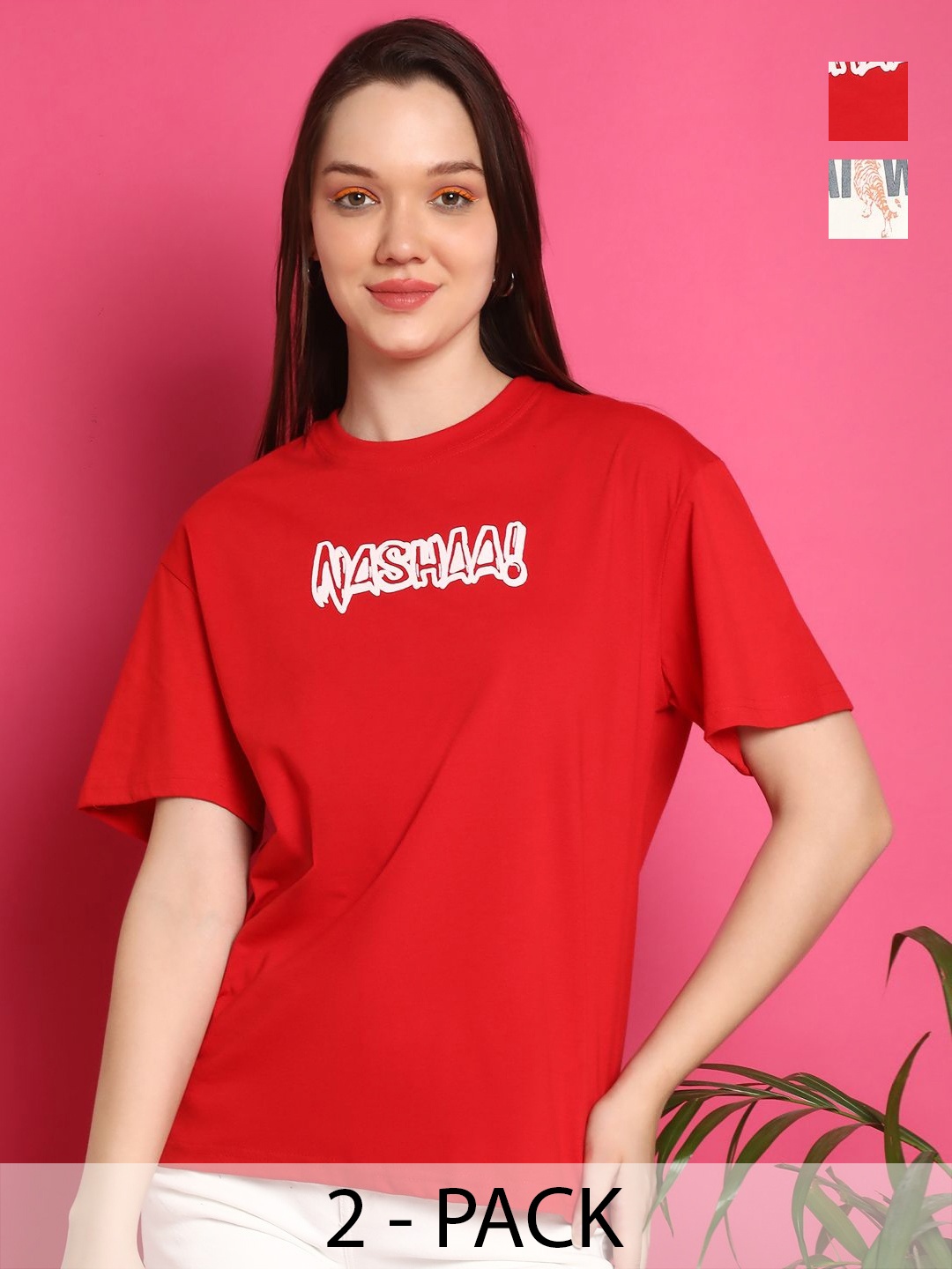 

Dreambe Women Printed T-shirt, Multi