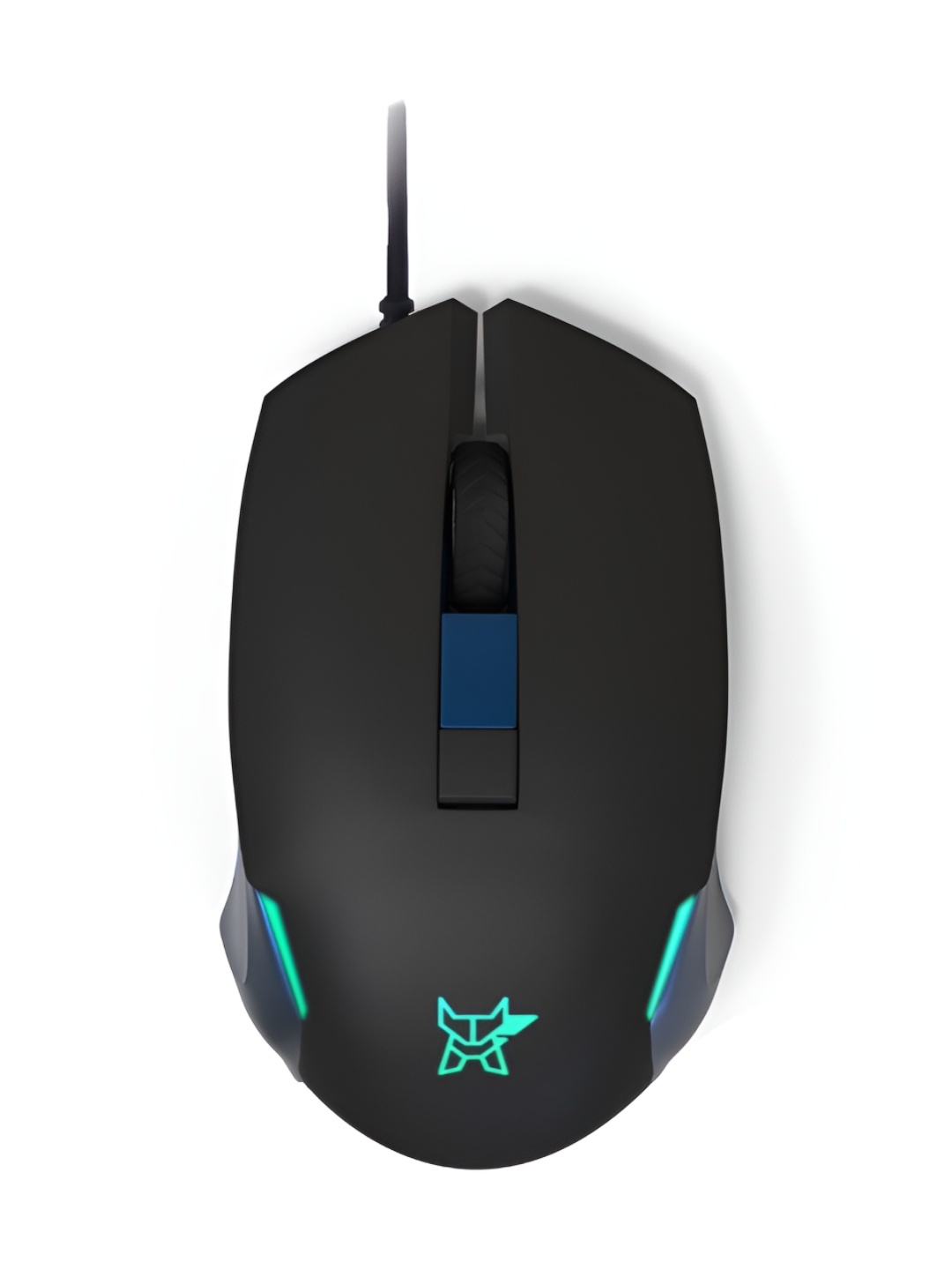

Arctic Fox Breathing Lights & DPI Upto 3600 Wired USB Gaming Mouse, Black