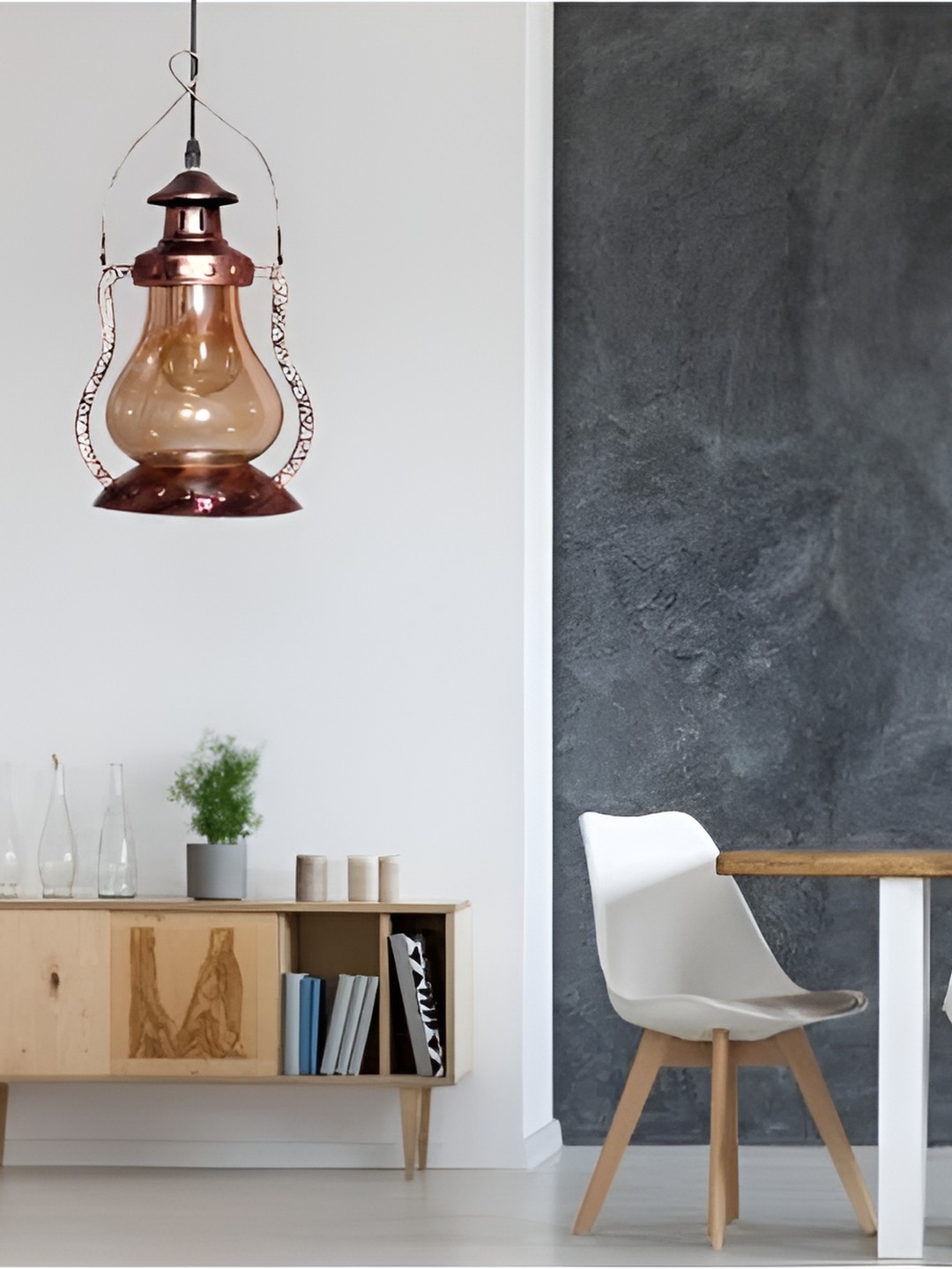 

GAUVIK Copper-Toned Ceiling Lamp