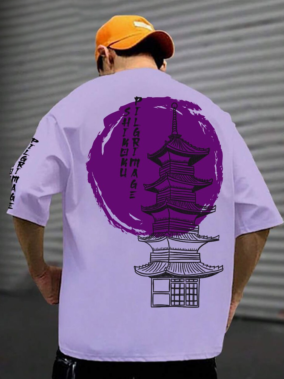 

Rigo Men Typography Printed T-shirt, Purple