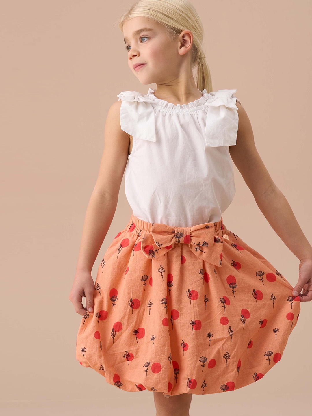 

Angel & Rocket Annie Puff Ball Skirt, Orange