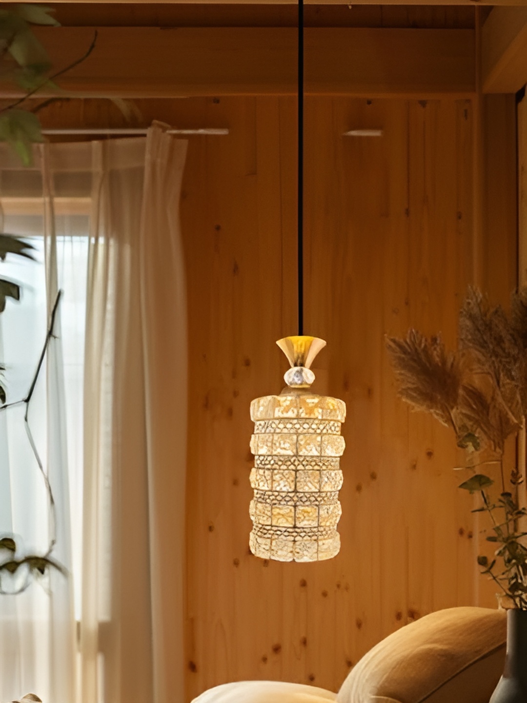 

GAUVIK Gold-Toned Ceiling Lamp