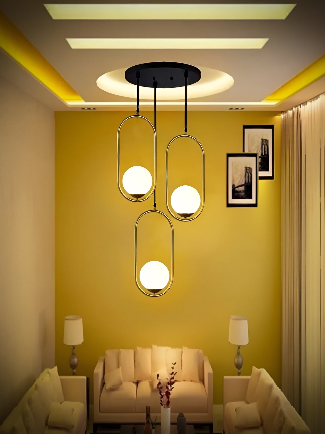 

GAUVIK Gold-Toned Ceiling Lamp