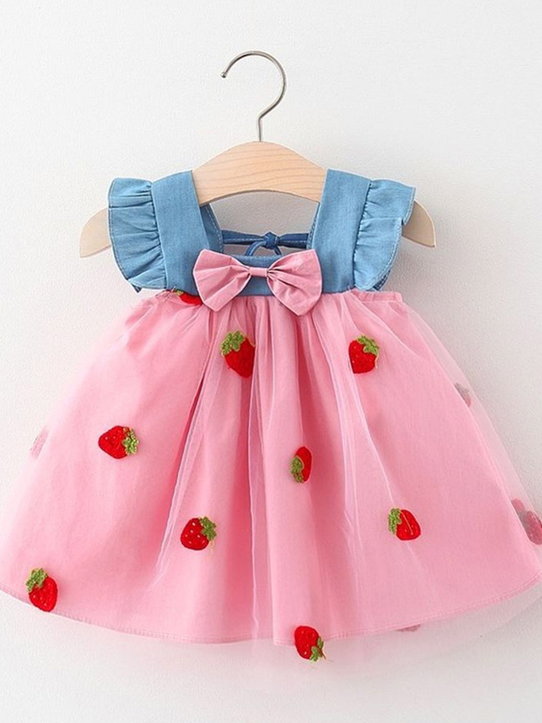 

LULU & SKY Fit & Flare Dress, Pink