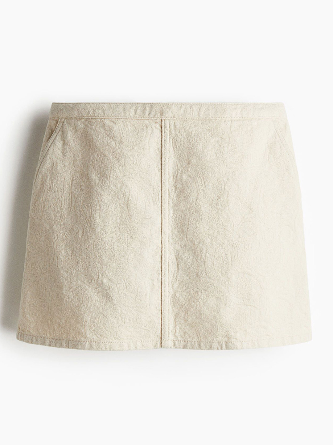 

H&M A-Line Mini Skirt, White