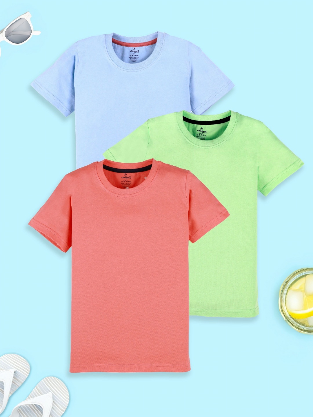 

KiddoPanti Boys 3 Pockets T-shirt, Multi