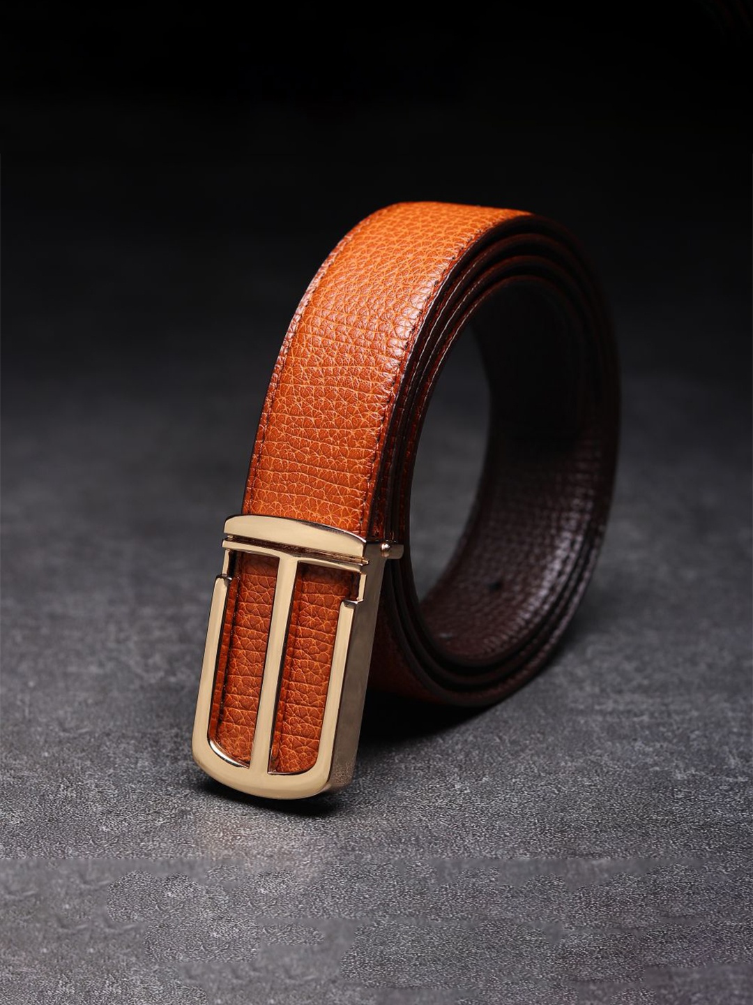 

Killer Men Textured Reversible Formal Belt, Tan