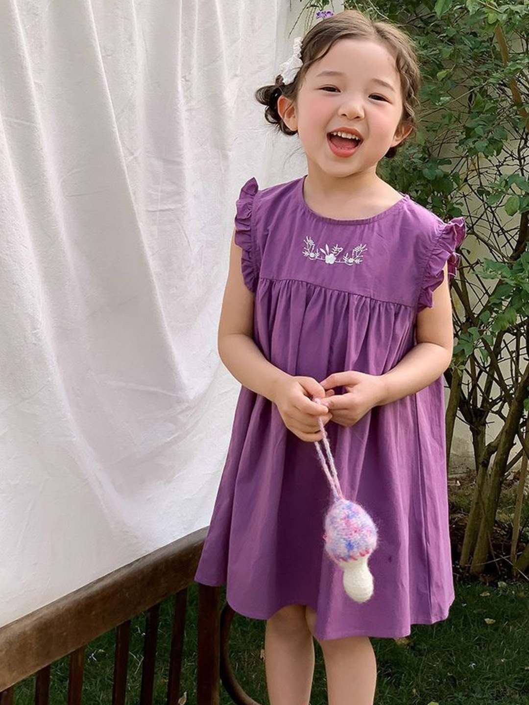 

LULU & SKY Empire Dress, Purple