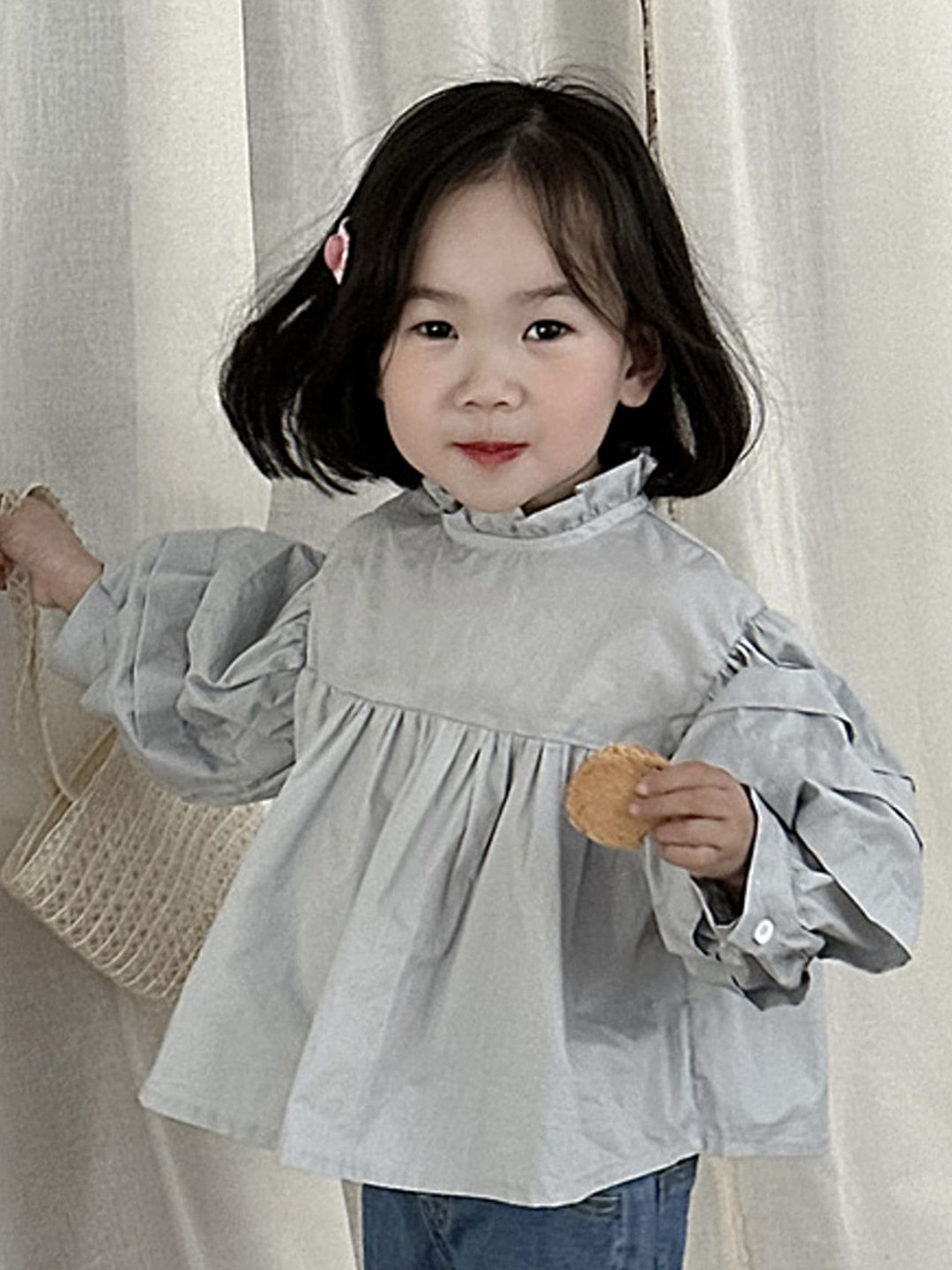 

LULU & SKY Cotton Top, Blue