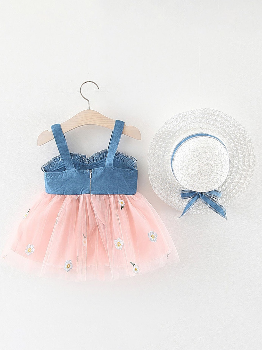 

LULU & SKY Fit & Flare Mini Dress, Pink