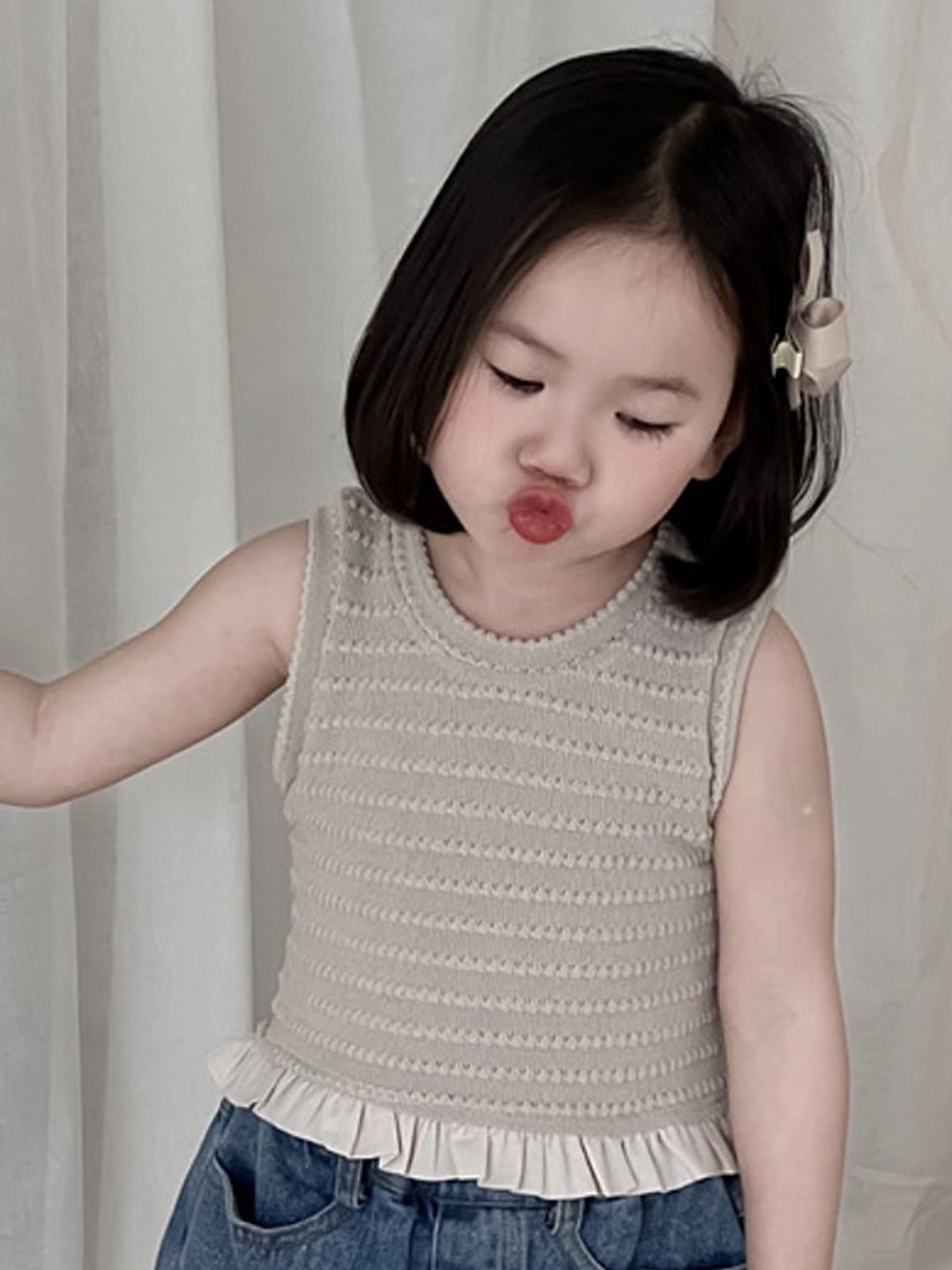 

LULU & SKY Top, Grey
