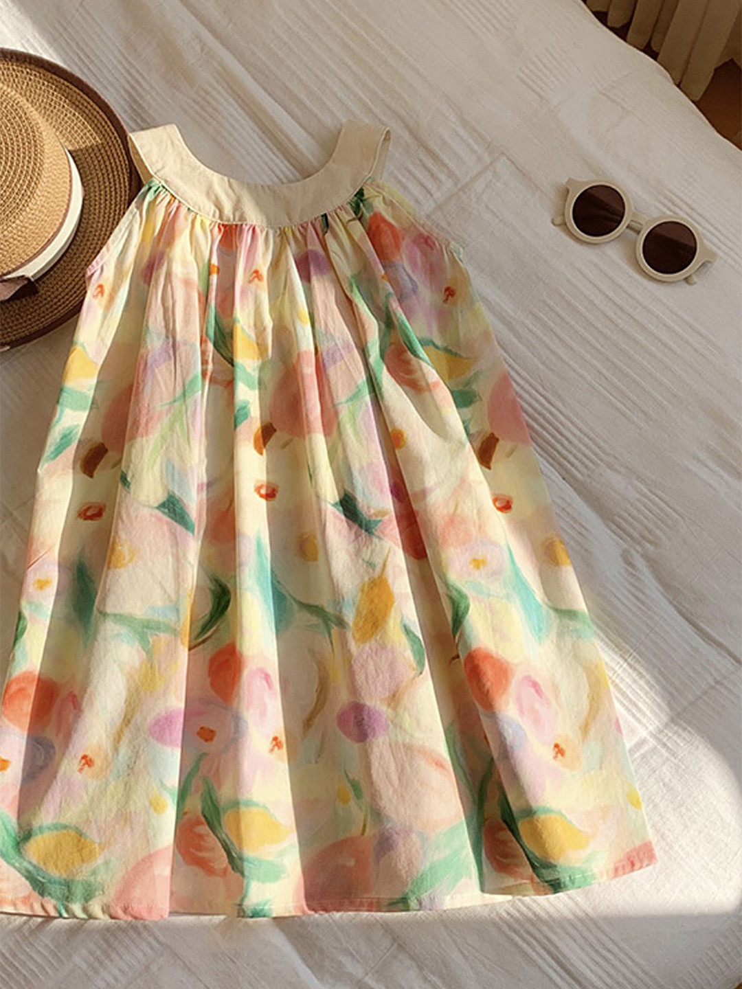 

LULU & SKY Floral Print A-Line Dress, Multi