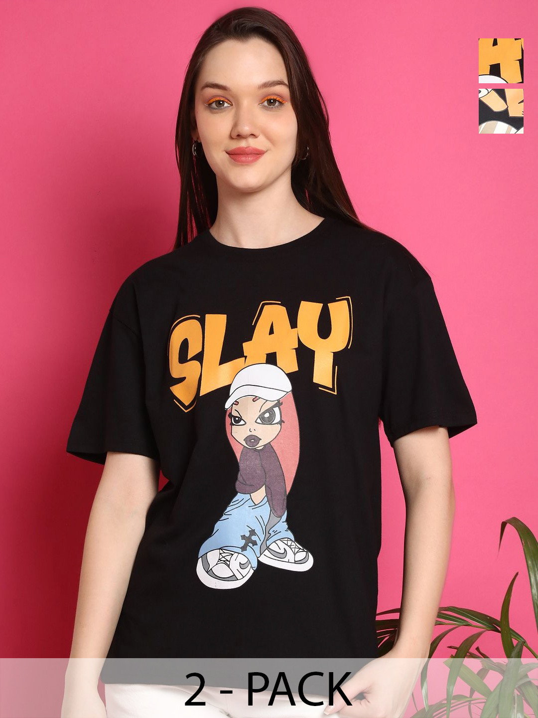 

Dreambe Women Printed T-shirt, Multi