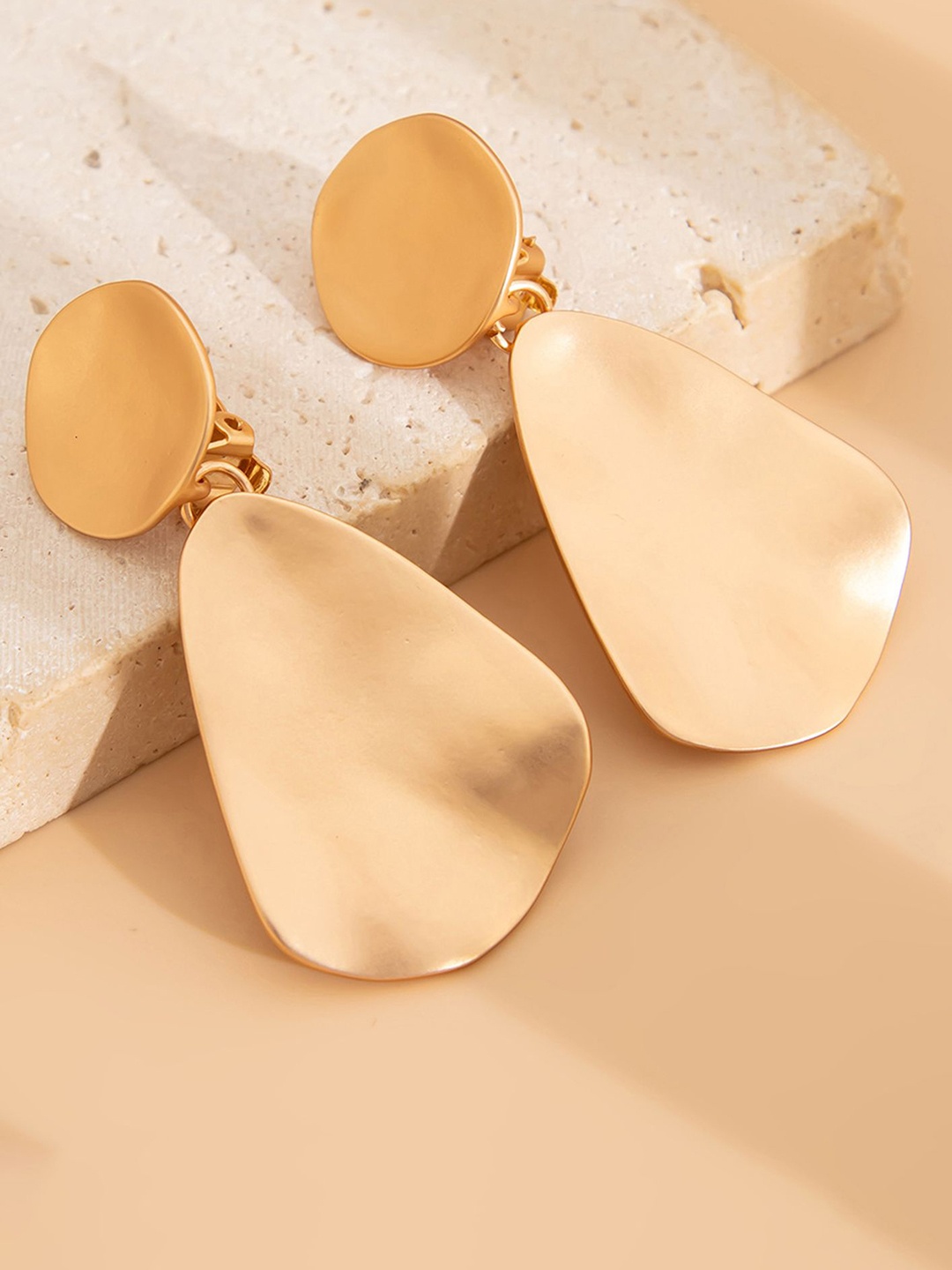 

LULU & SKY Contemporary Drop Earrings, Gold