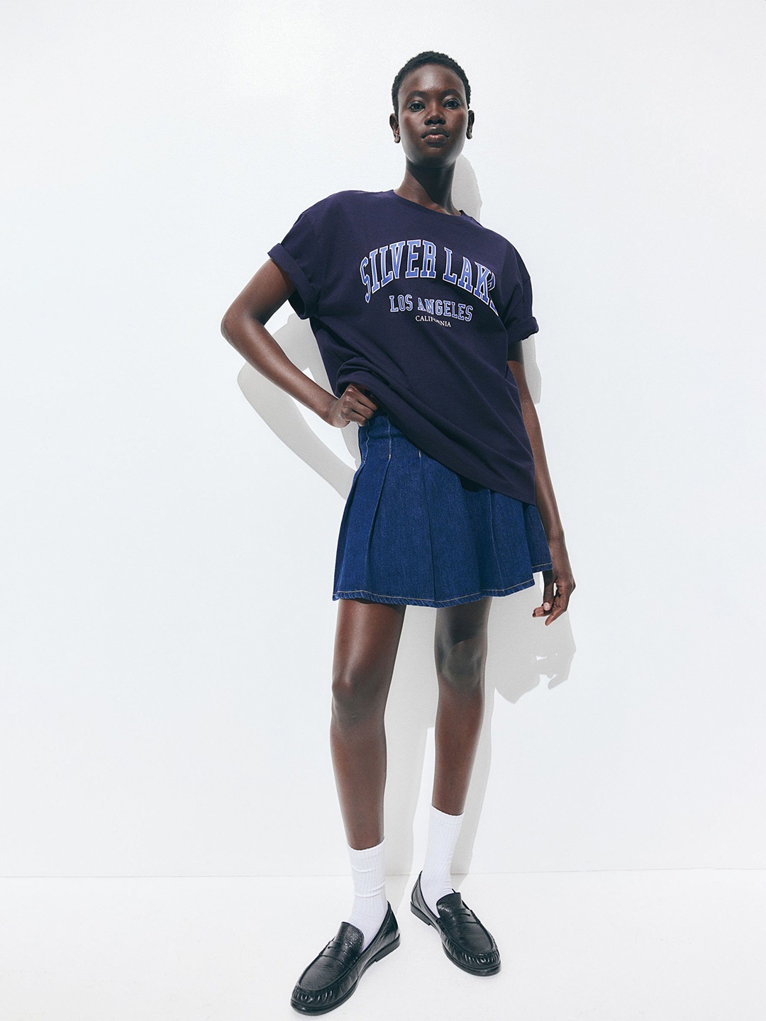 

H&M Oversized T-Shirt, Blue