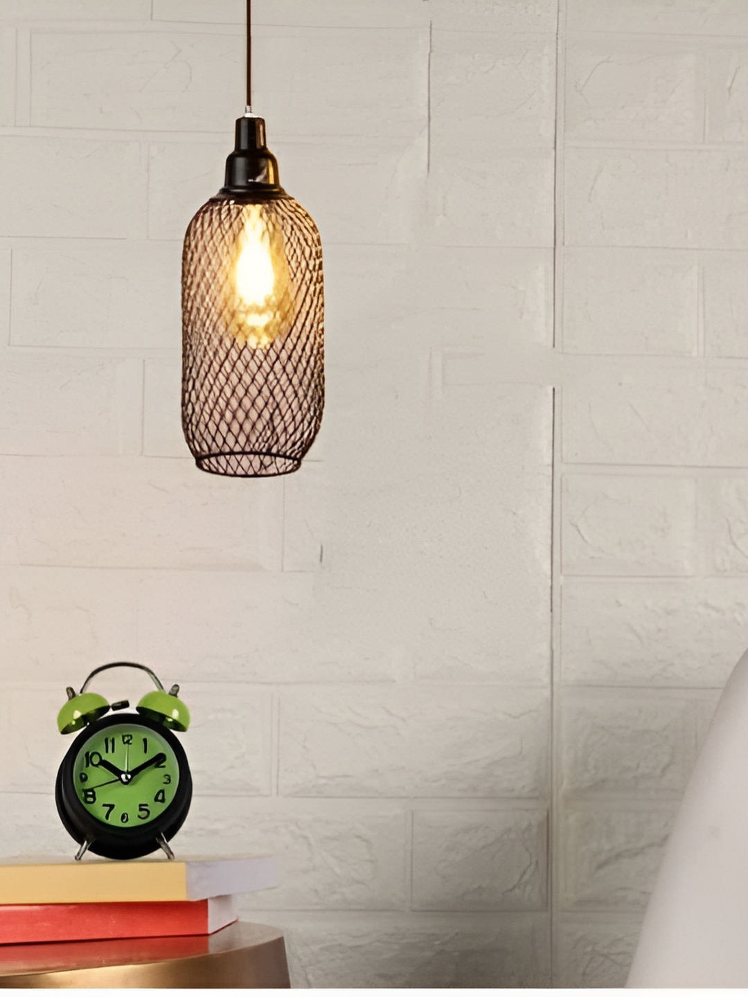 

GAUVIK Black Textured Ceiling Lamp