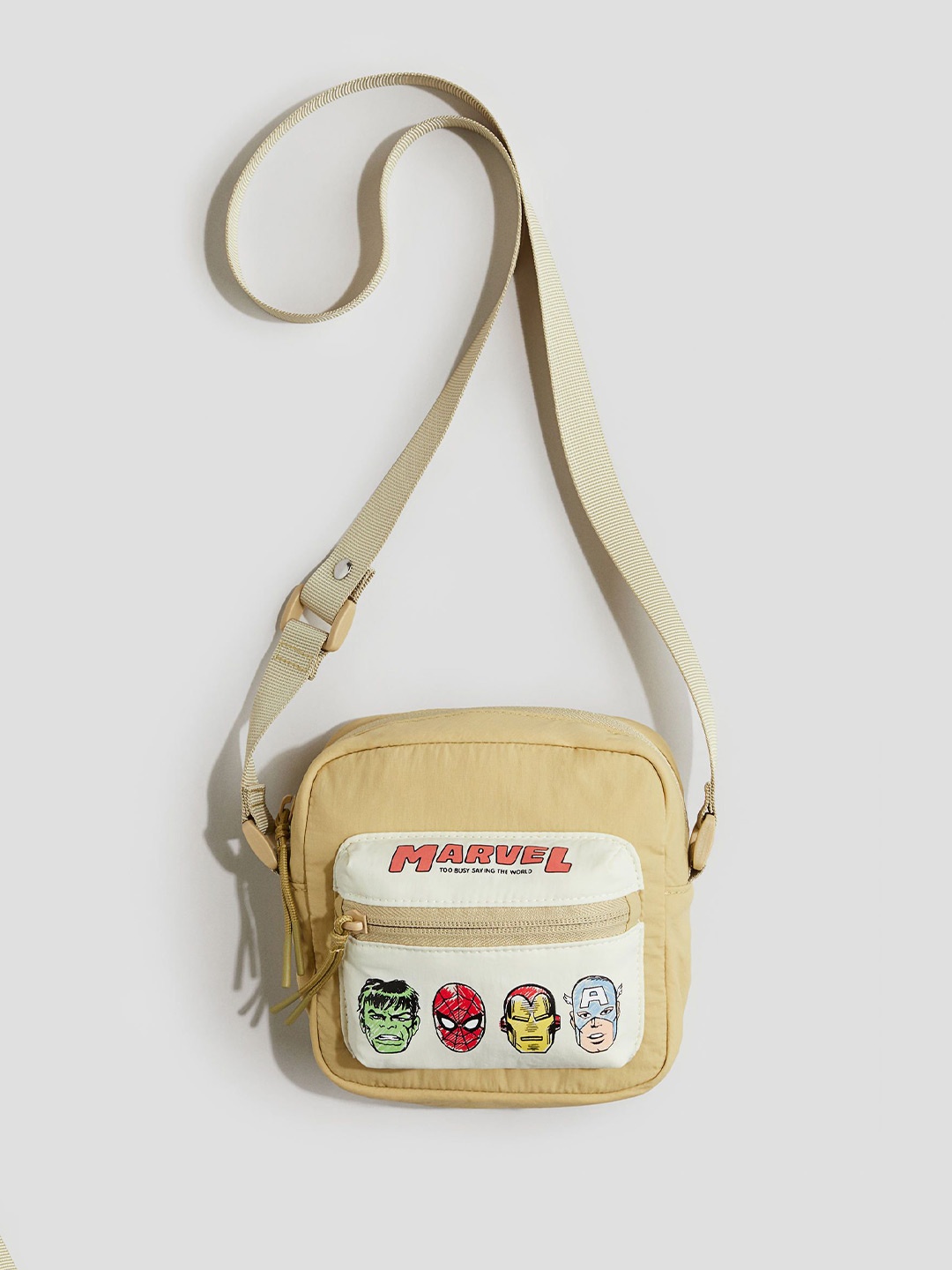 

H&M Printed Crossbody Bag, Yellow