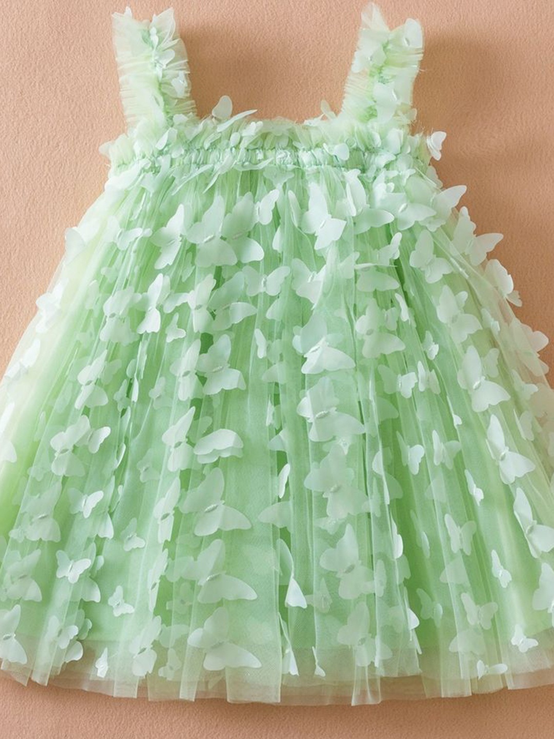

LULU & SKY Print A-Line Dress, Green