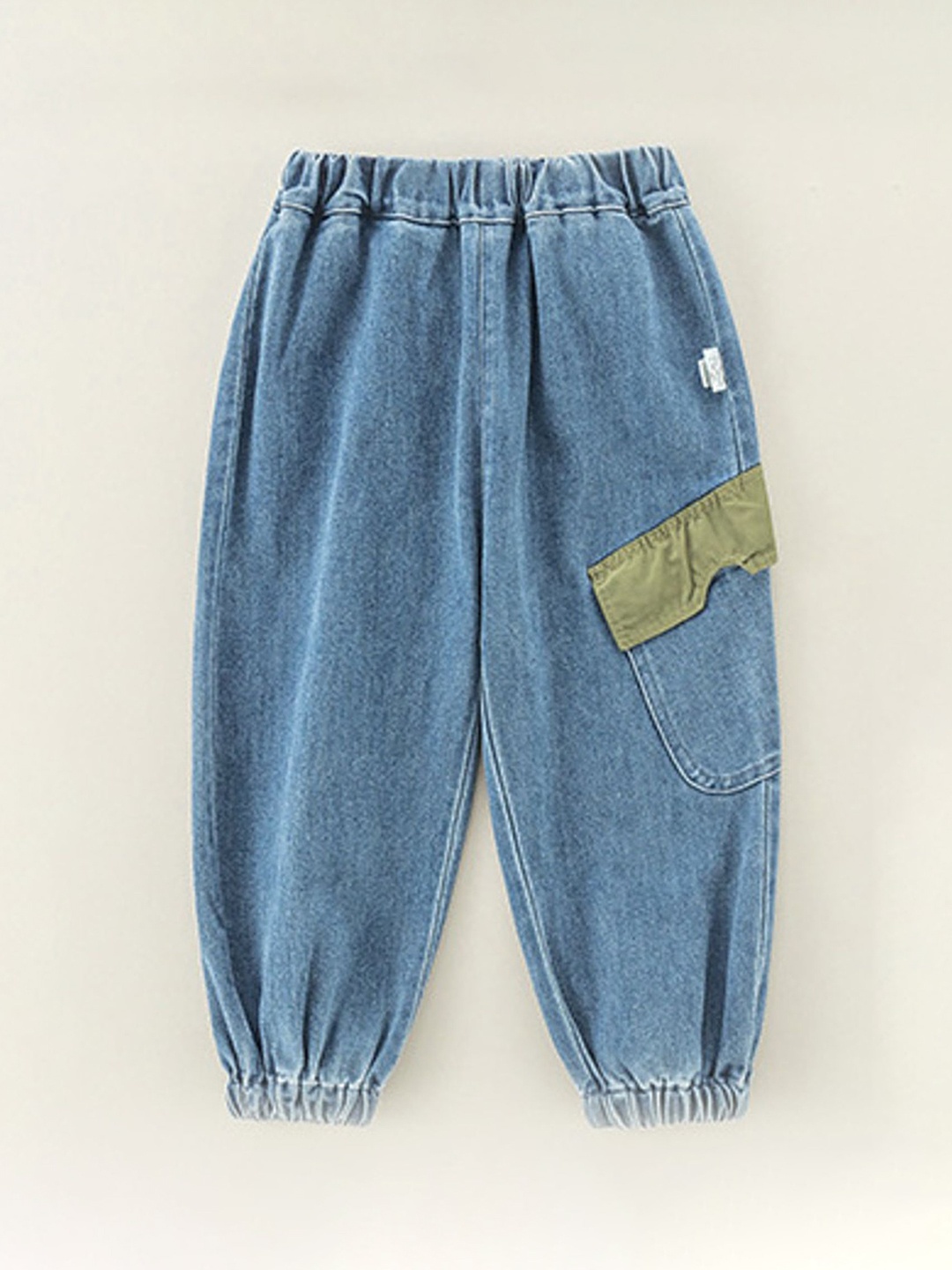 

LULU & SKY Boys Tapered Fit High-Rise Low Distress Light Fade Jeans, Blue