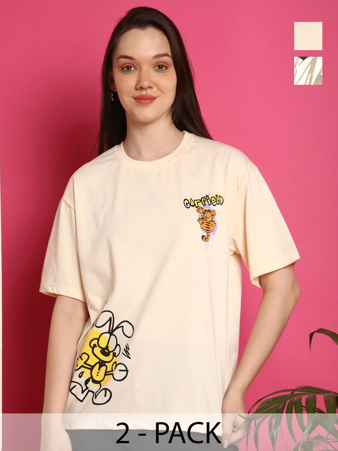 

Dreambe Women Printed T-shirt, Multi