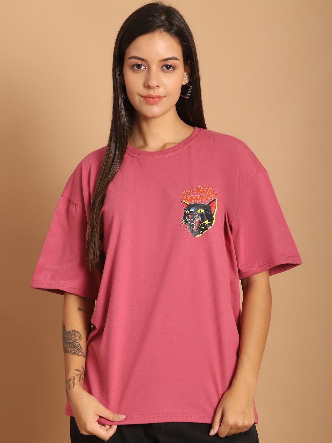 

Dreambe Women Printed T-shirt, Multi