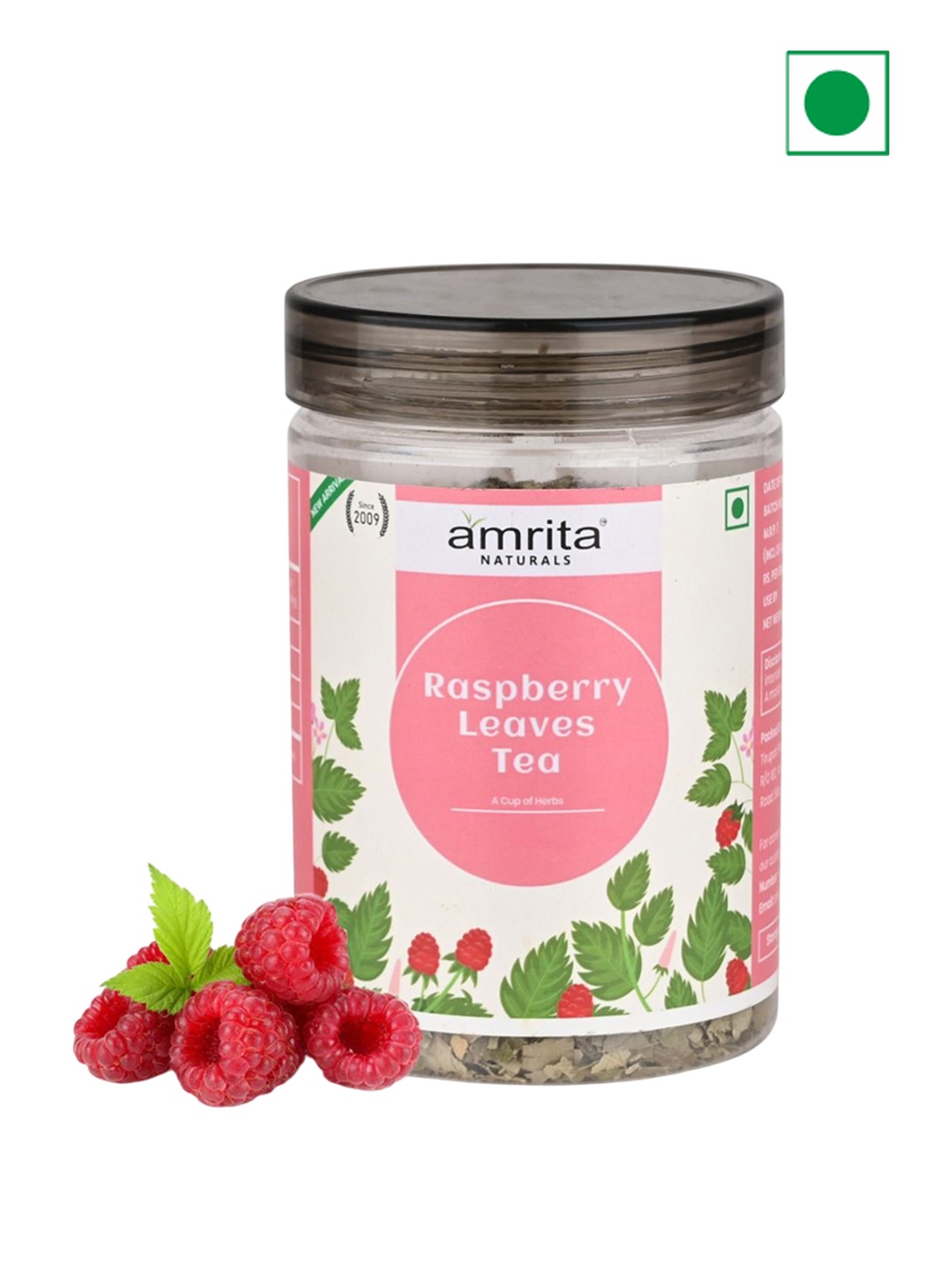 

Amrita Naturals Raspberry Leaves Tea -30 g, Pink