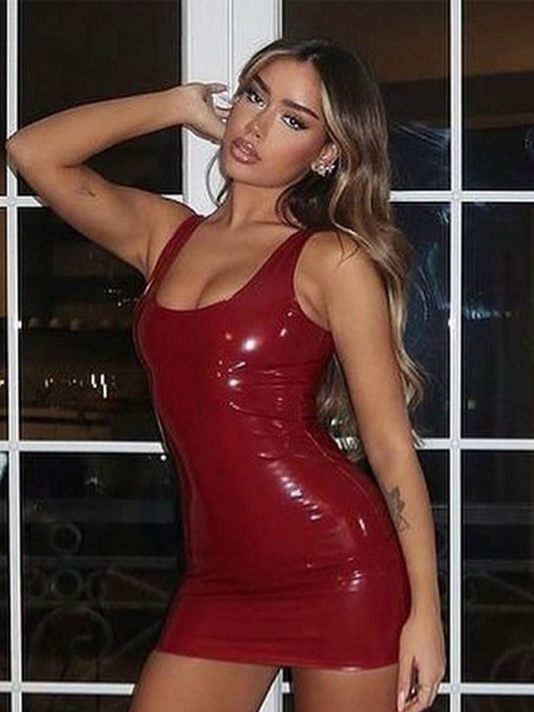 

LULU & SKY Bodycon Mini Dress, Red