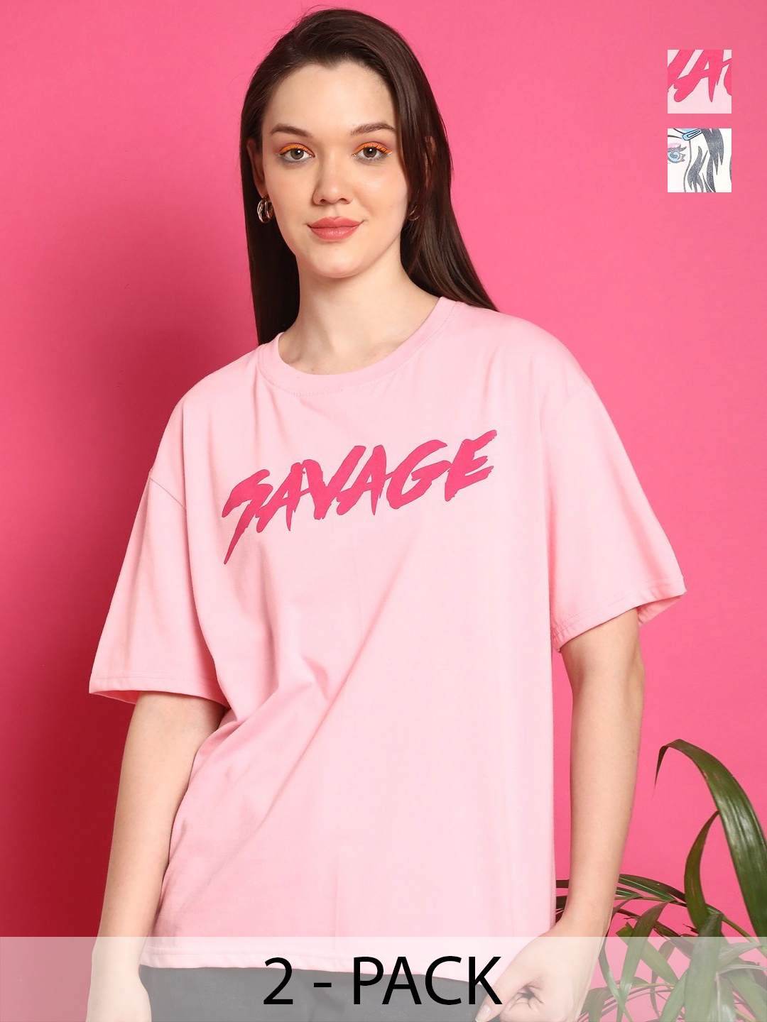 

Dreambe Women Printed T-shirt, Multi