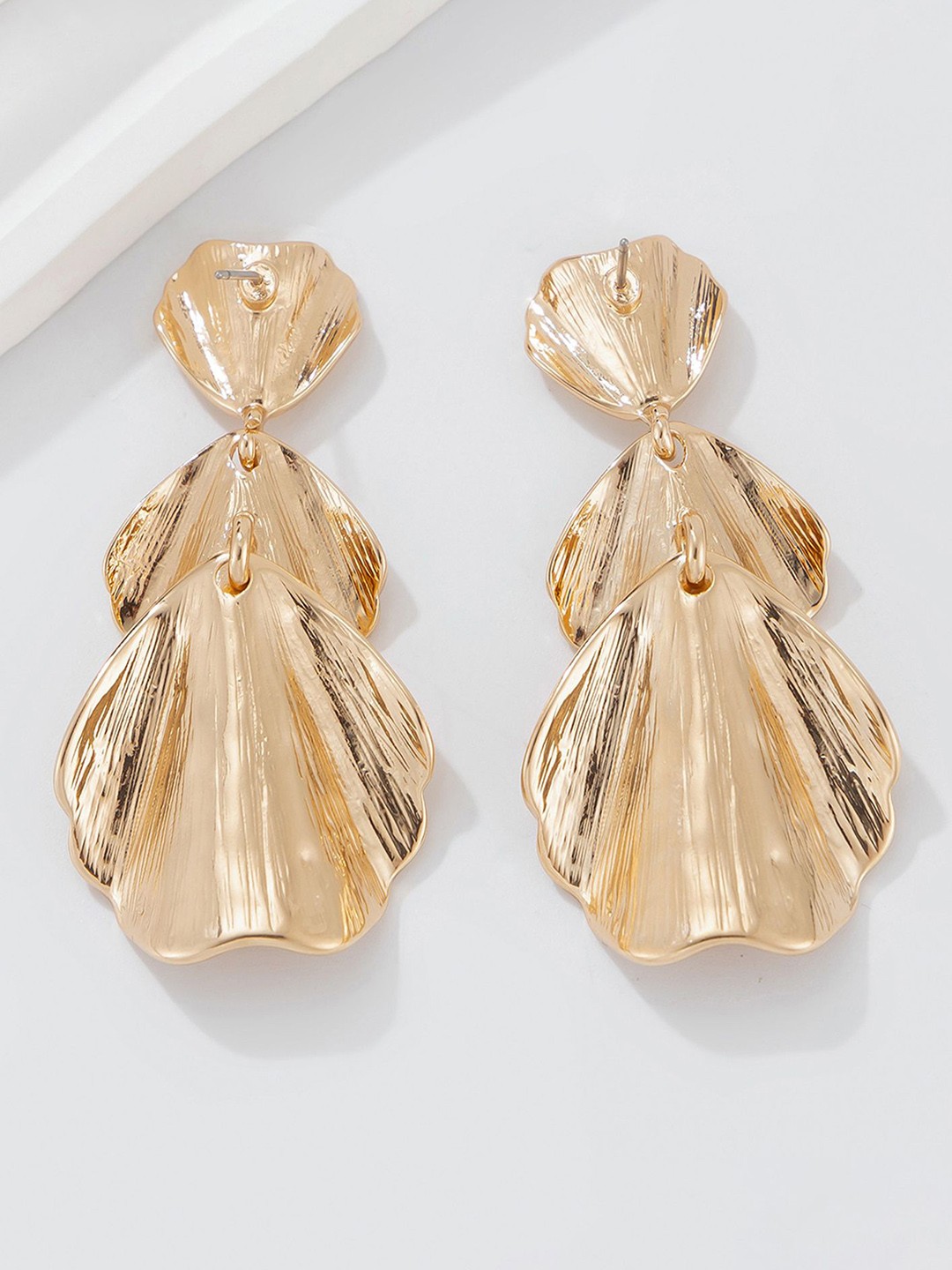 

LULU & SKY Contemporary Drop Earrings, Gold