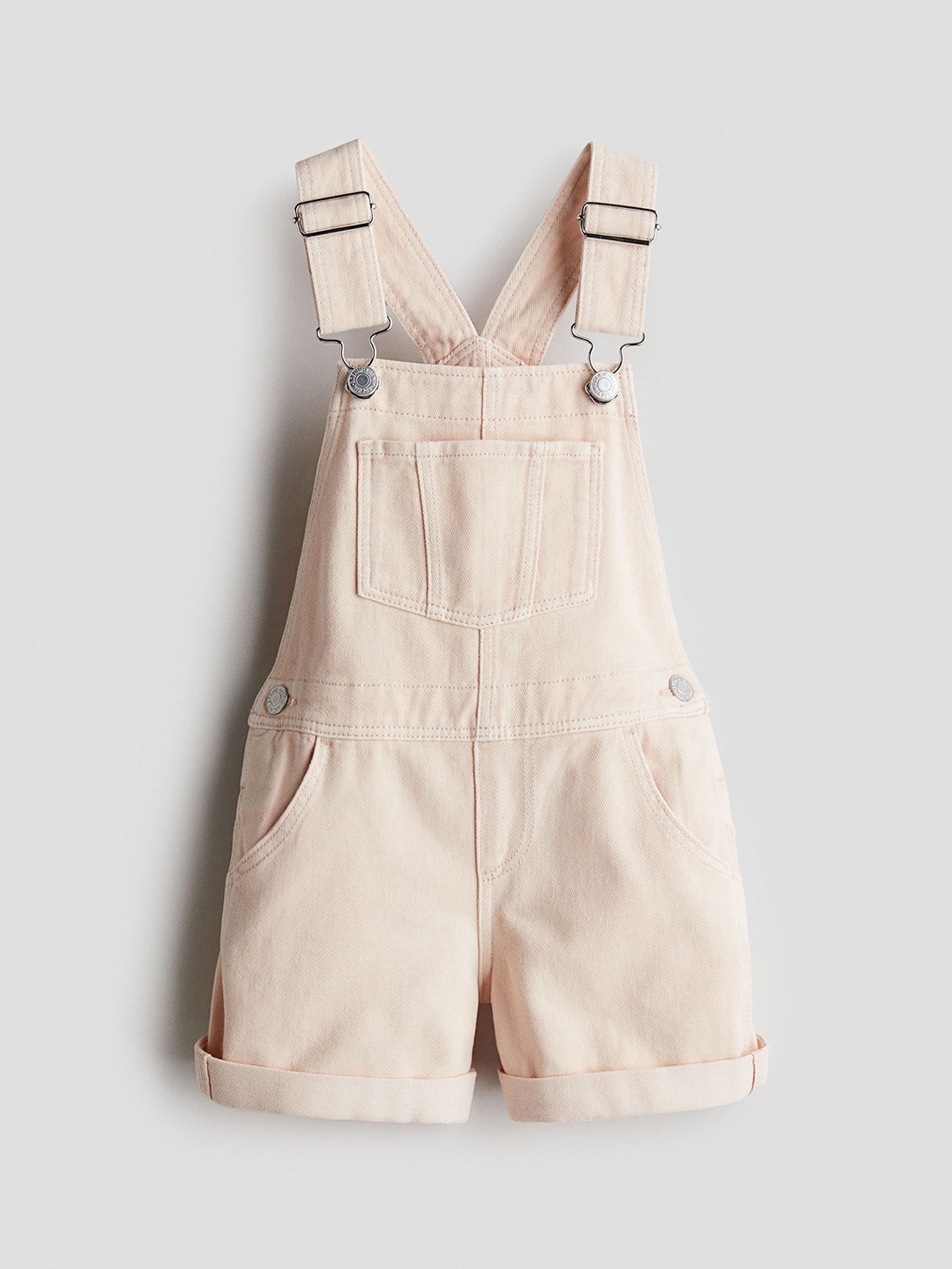 

H&M Denim Dungaree Shorts, Pink