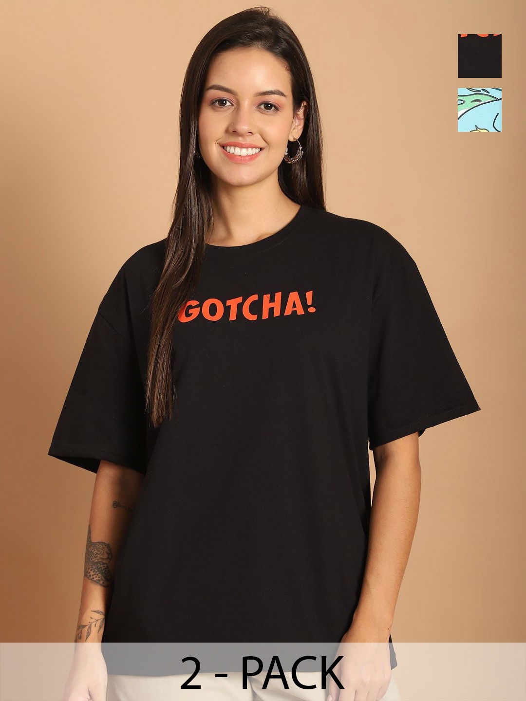 

Dreambe Women Printed T-shirt, Multi