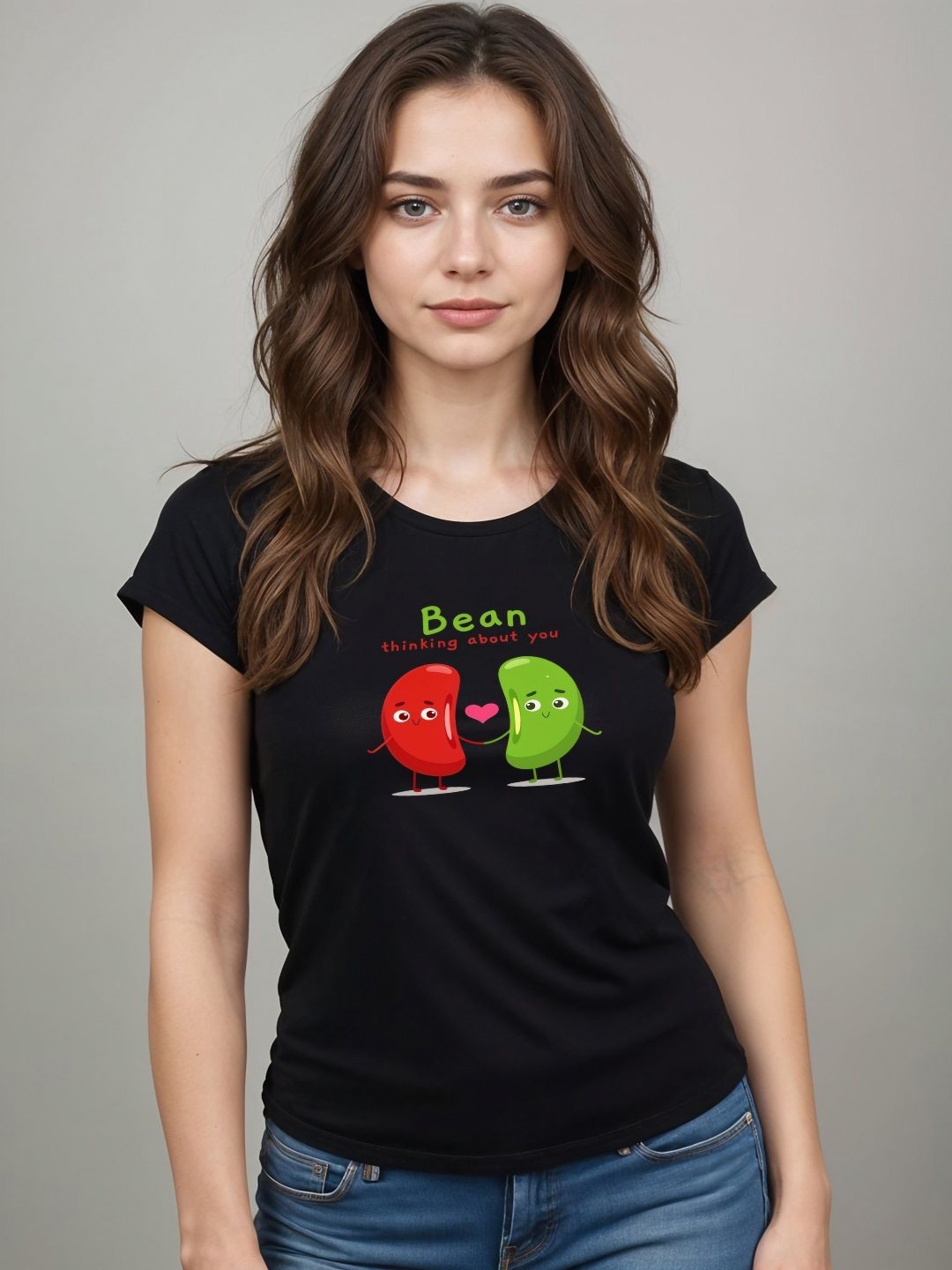 

DressBerry Women Printed Extended Sleeves T-shirt, Black