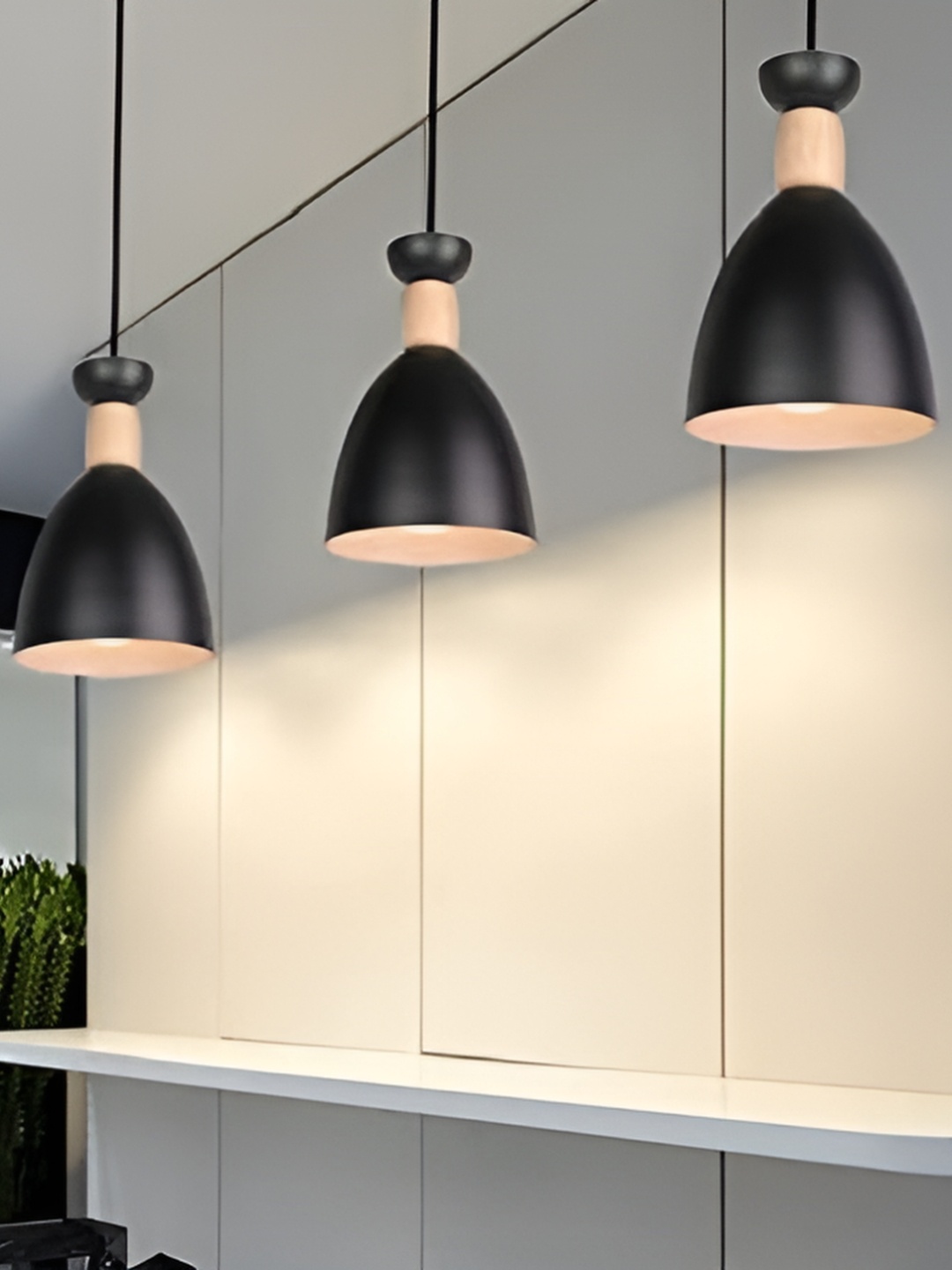 

GAUVIK Black Aluminium Ceiling Lamp