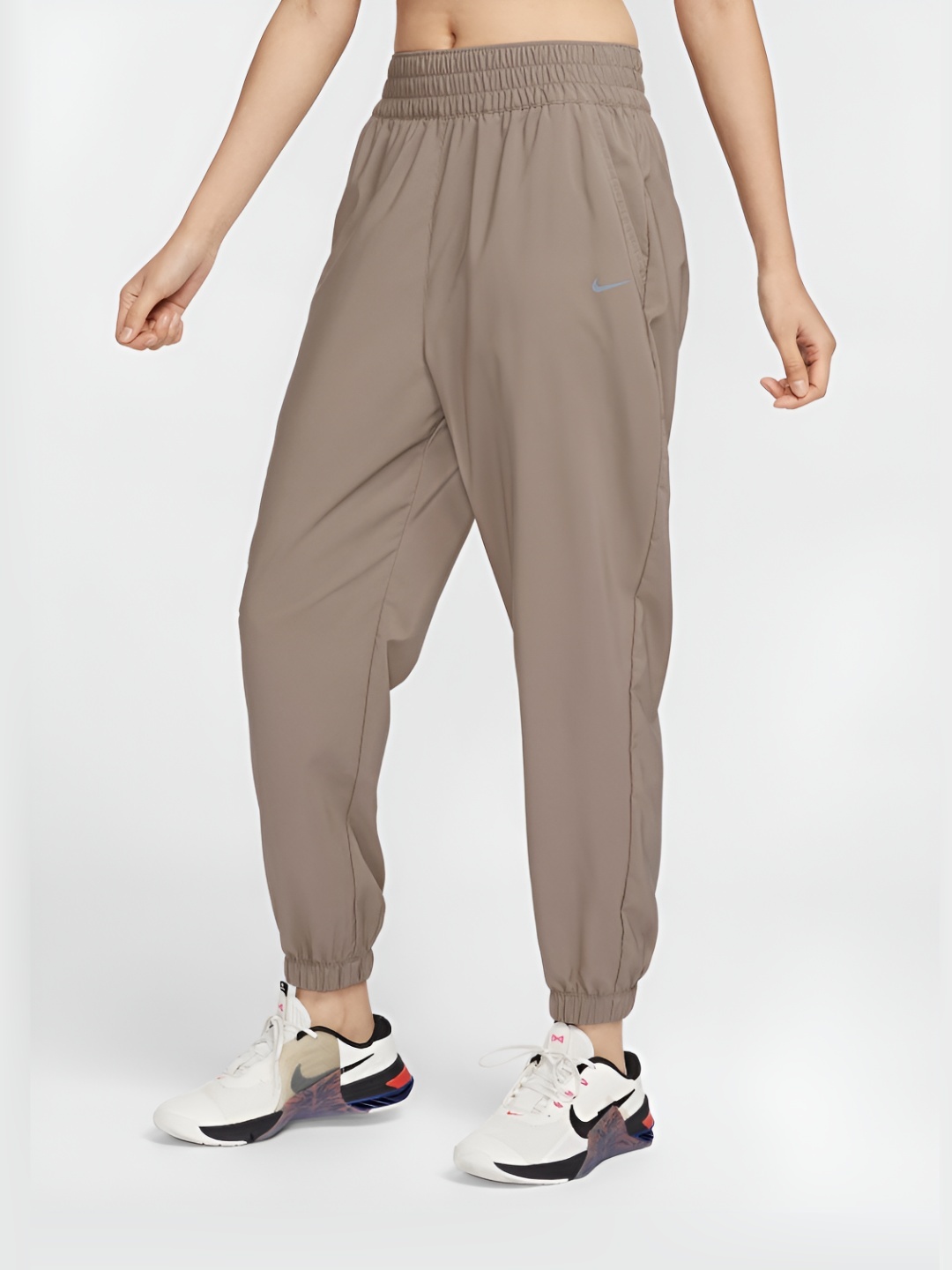 

Nike One Women Dri-FIT High-Waisted 7/8 Joggers, Brown