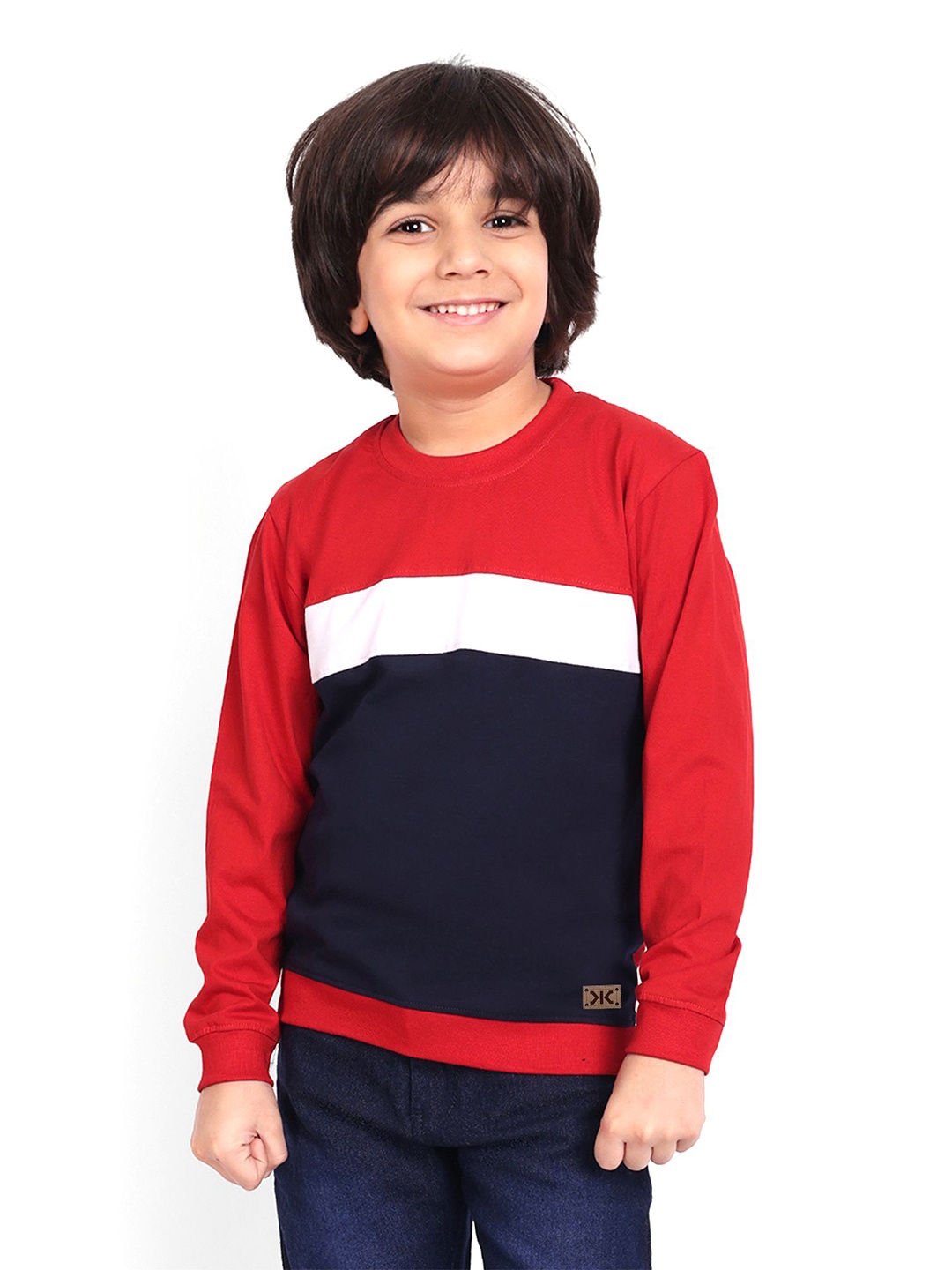 

Killer Boys Colourblocked T-shirt, Red