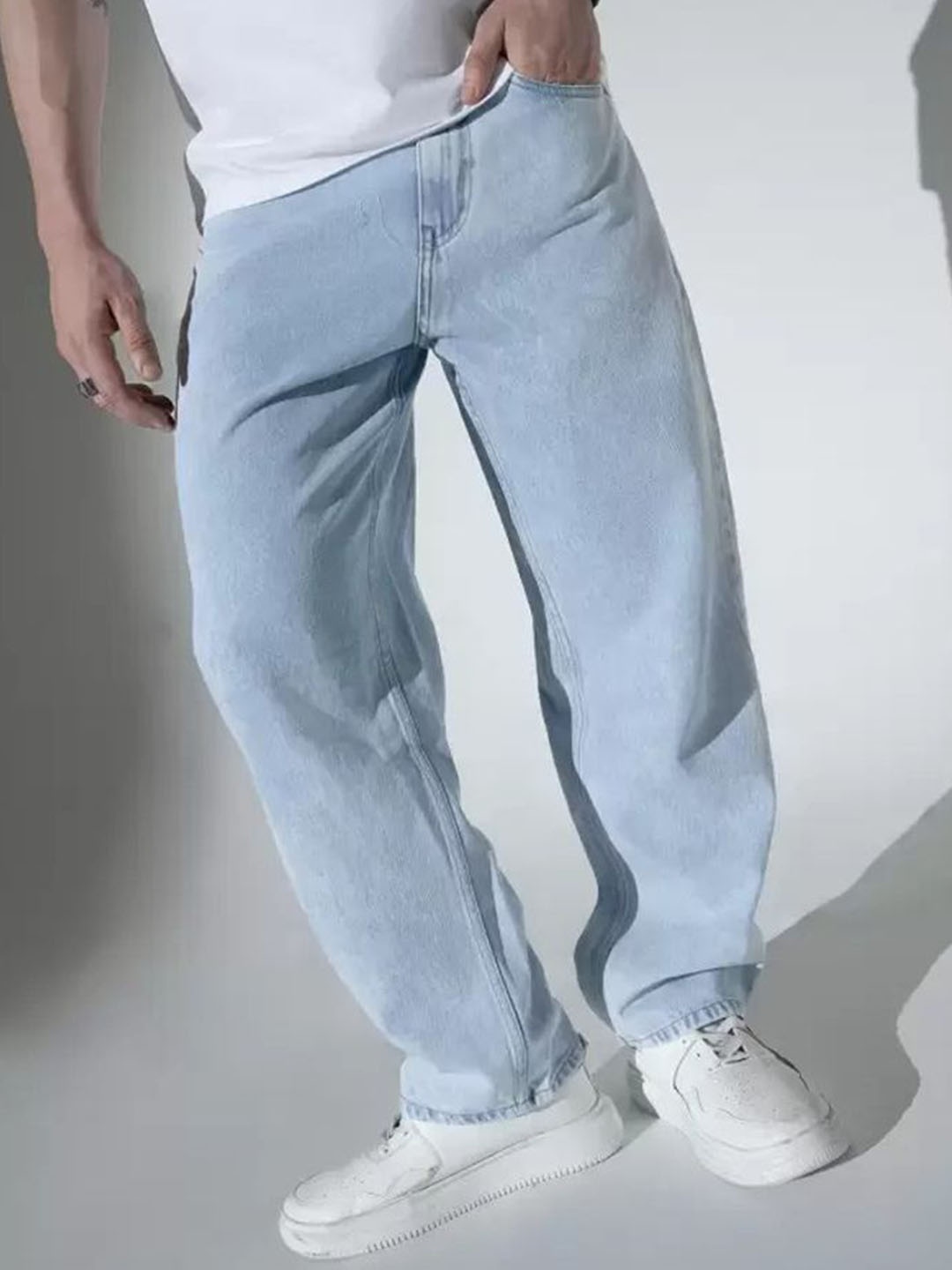 

COMFITS Men Classic Highly Distressed Stretchable Jeans, Blue