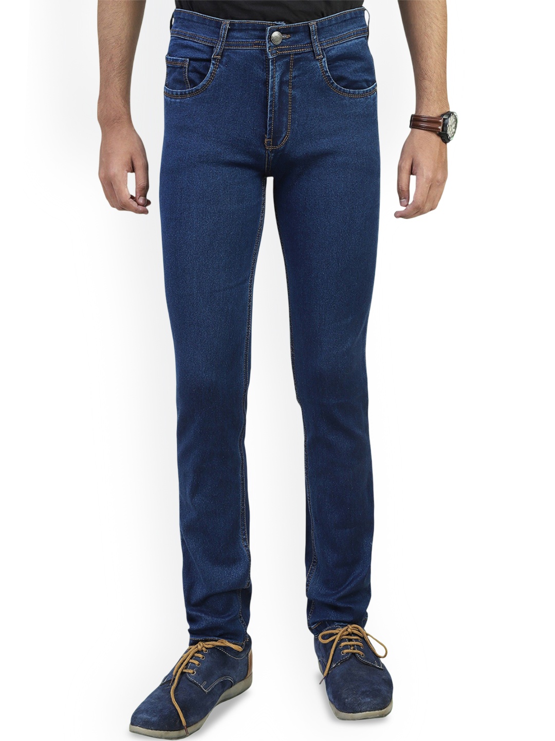 

Plounge Men Stretchable Jeans, Blue