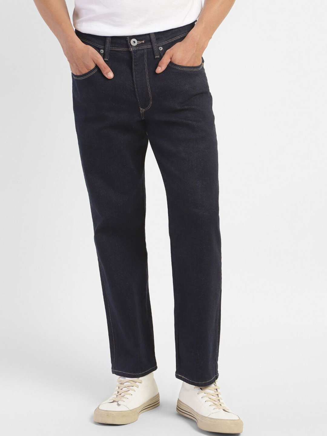 

fineblu Men Stretchable Jeans, Black